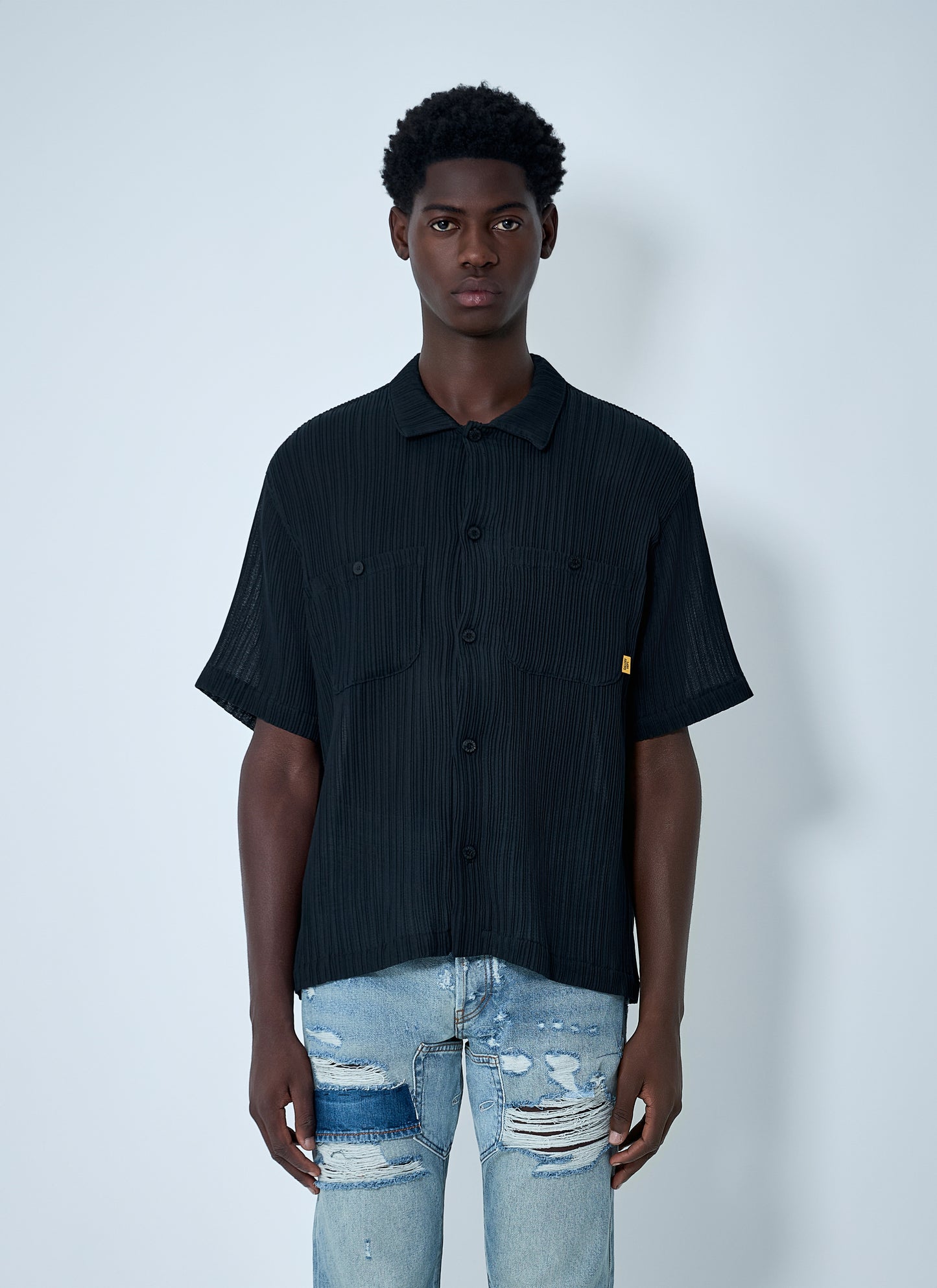 Gallery Dept. Men Pleated Shirt GALLERY DEPT.
