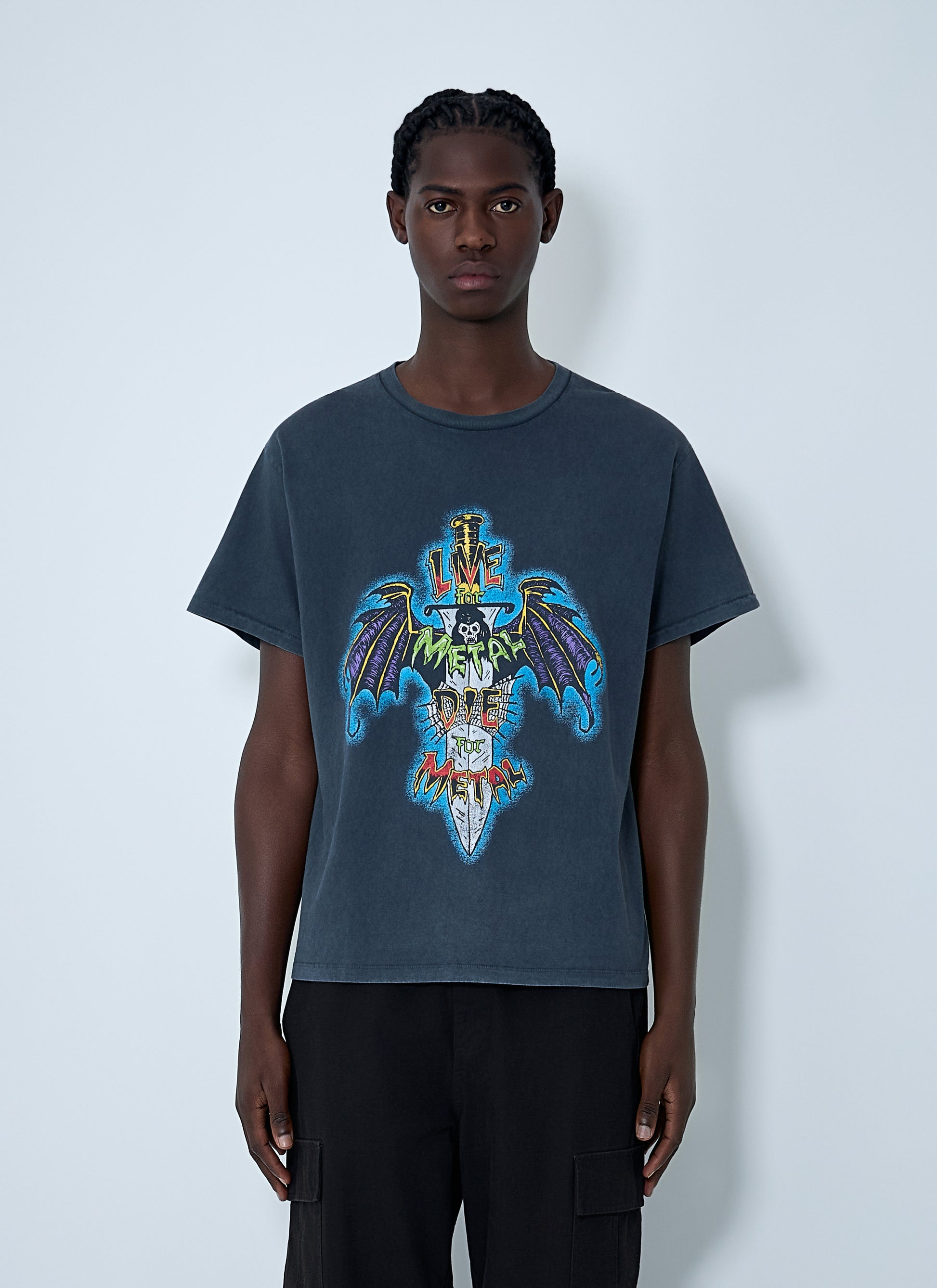 Gallery Dept. Men Logo Motif T-Shirt GALLERY DEPT.