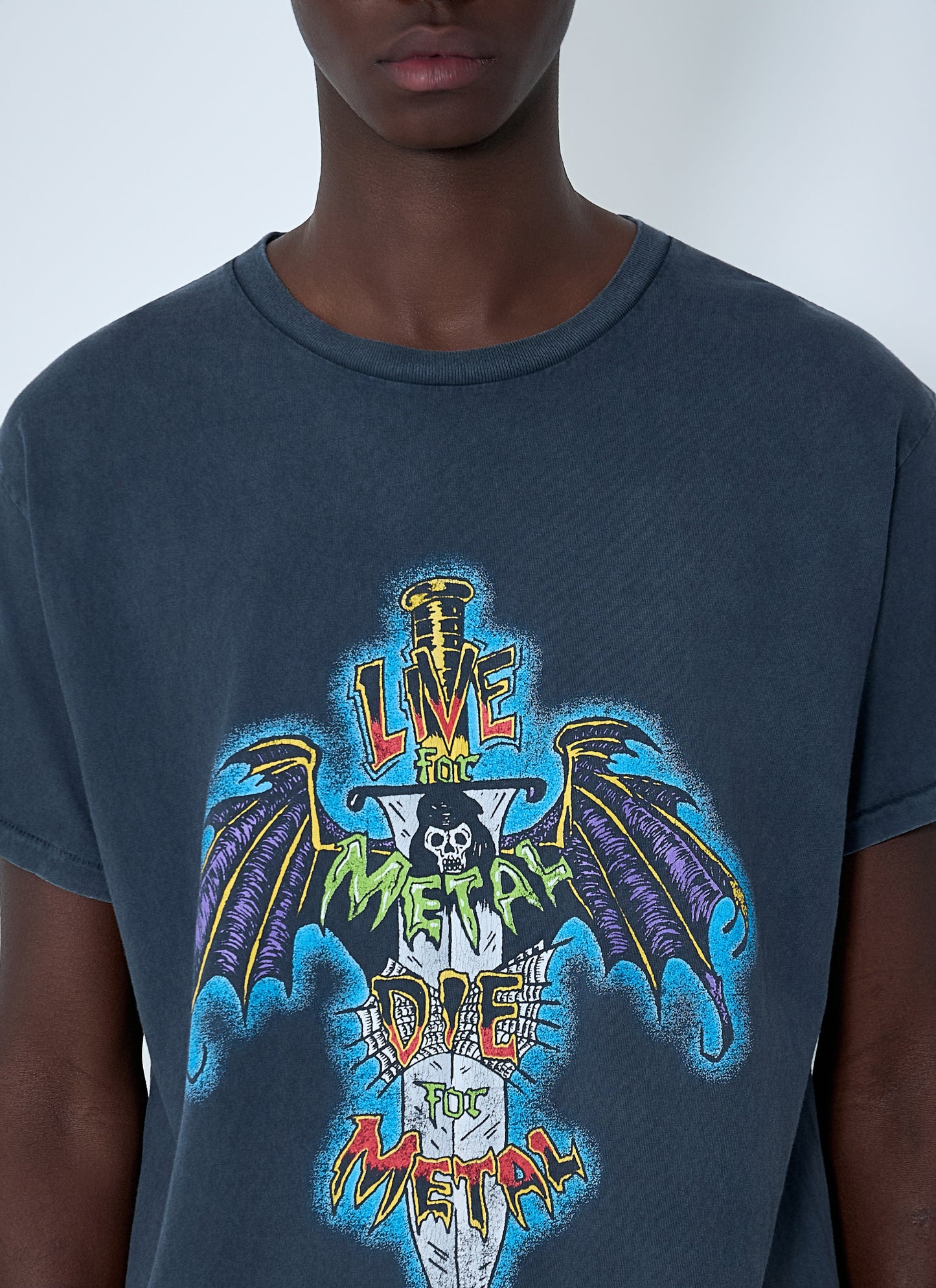 Gallery Dept. Men Logo Motif T-Shirt GALLERY DEPT.