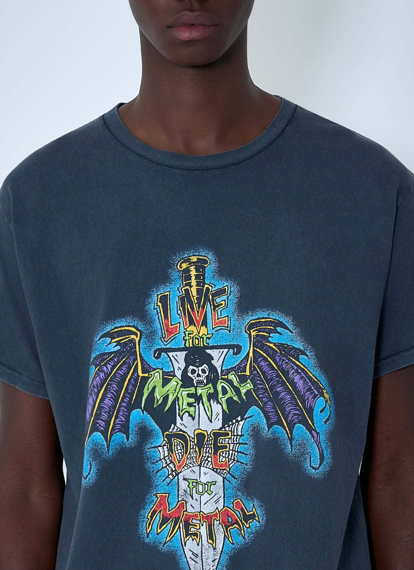 Gallery Dept. Men Logo Motif T-Shirt GALLERY DEPT.