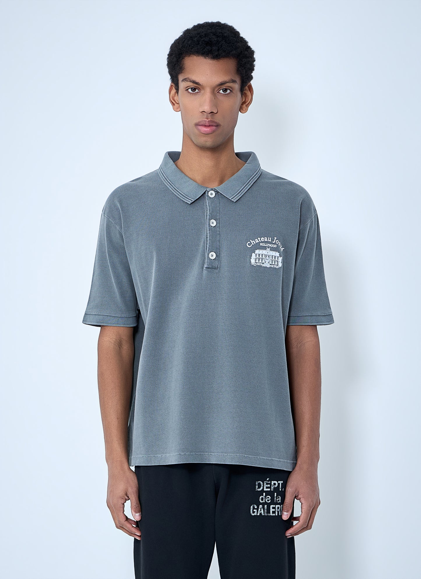 Gallery Dept. Men Embroidered Polo Shirt Gallery Dept.