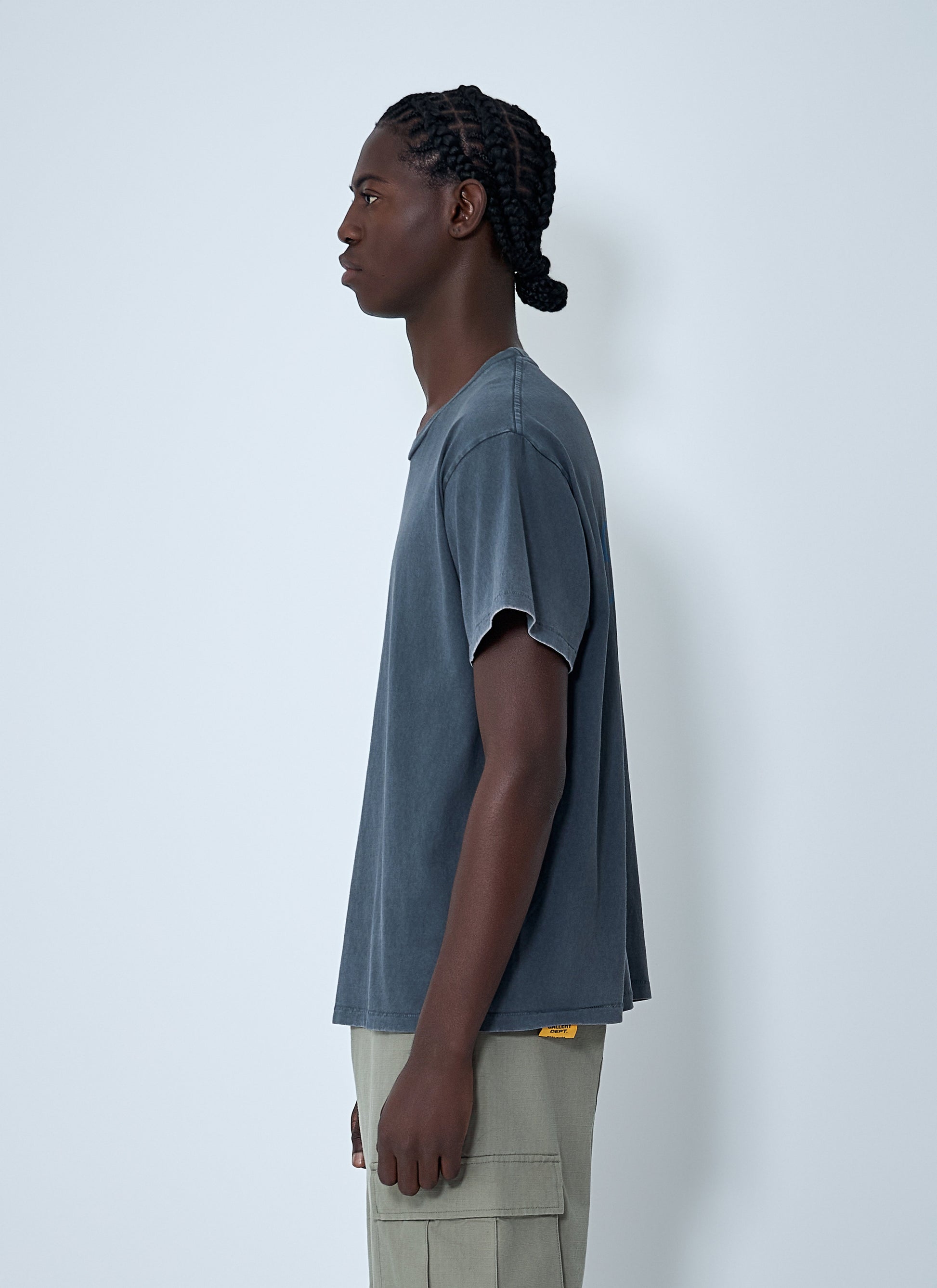 Gallery Dept. Men Logo Motif Cotton Jersey T-Shirt GALLERY DEPT.