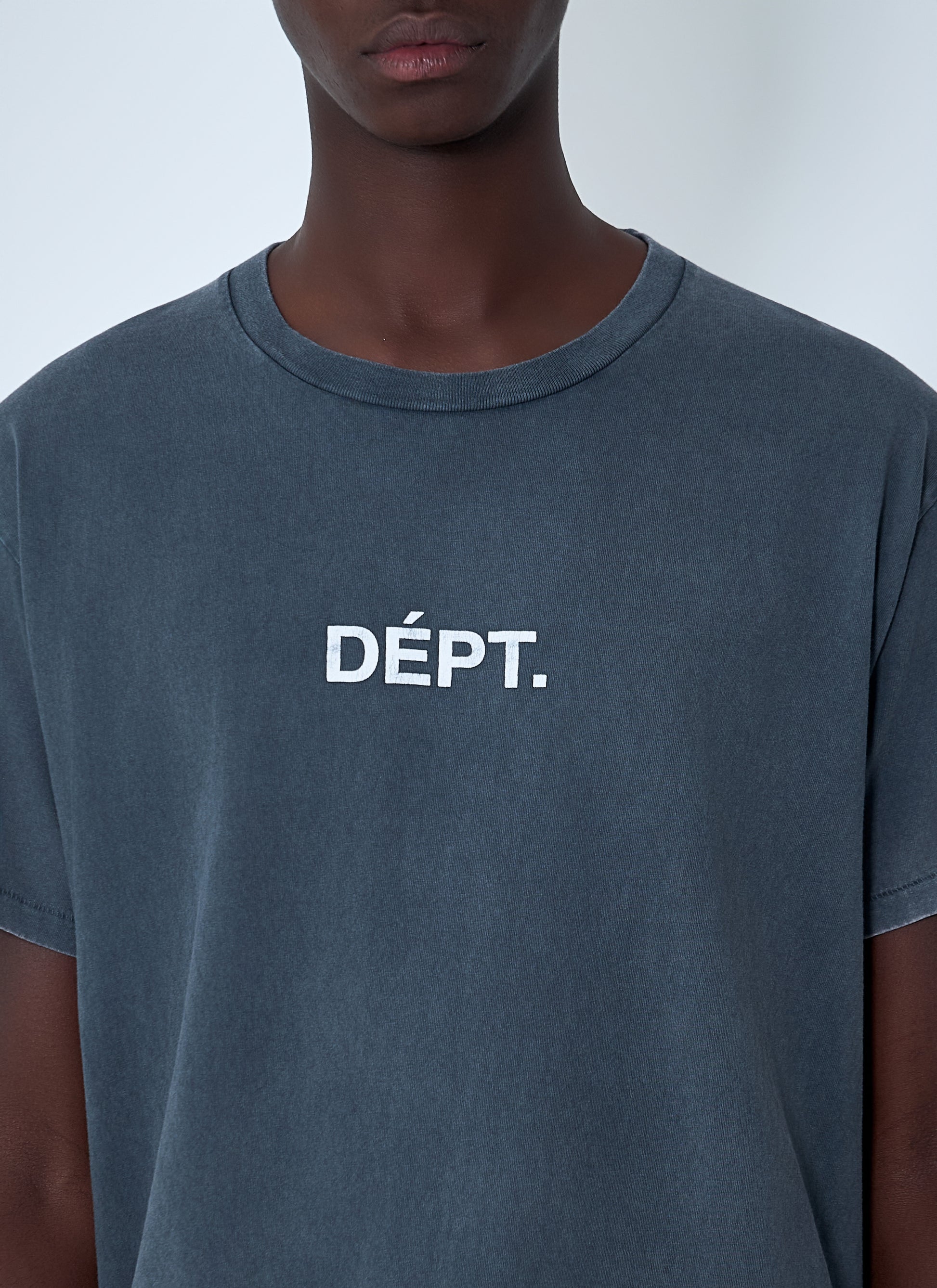Gallery Dept. Men Logo Motif Cotton Jersey T-Shirt GALLERY DEPT.