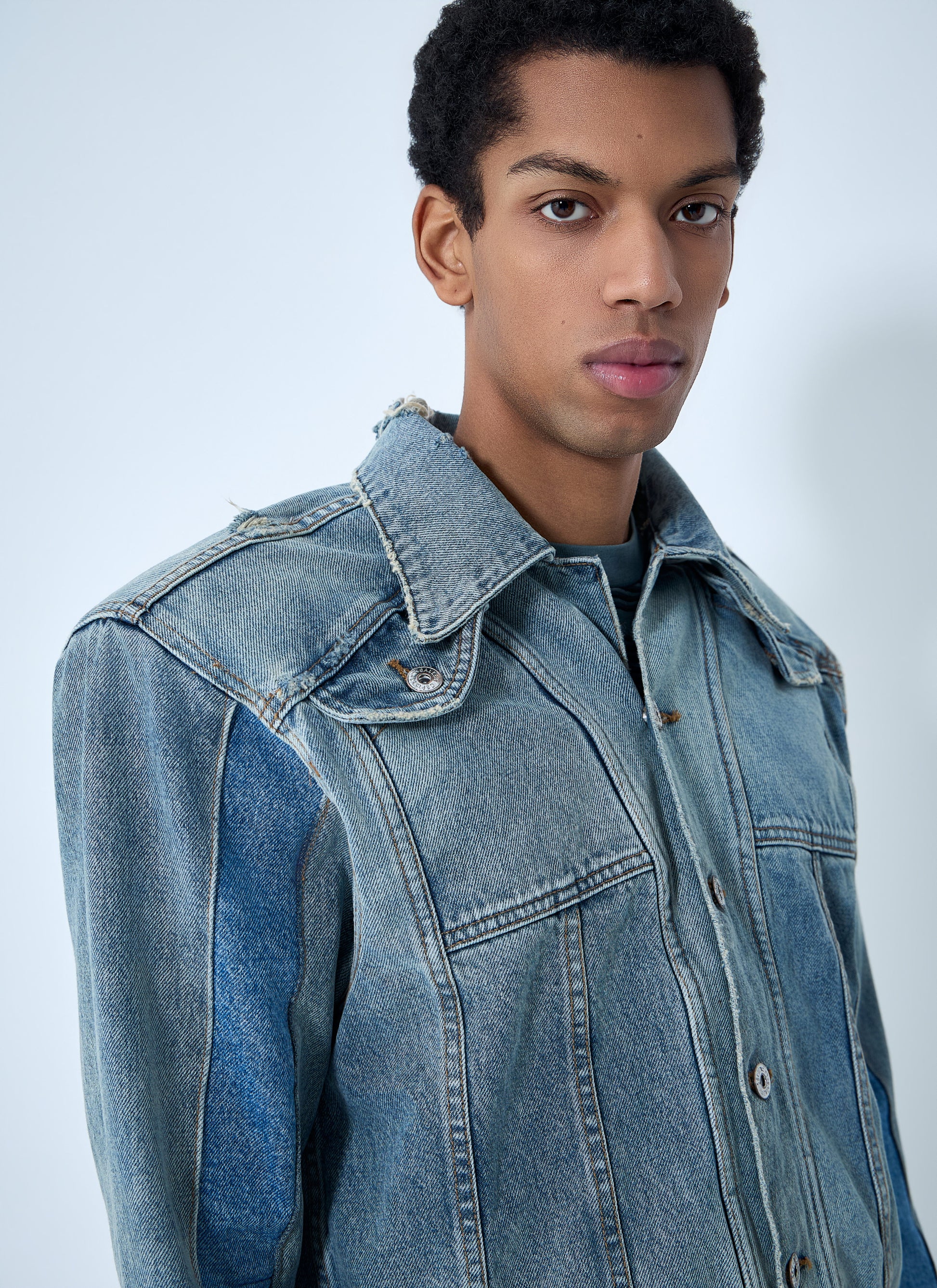 Gallery Dept. Men Panelled Denim Jacket Gallery Dept.