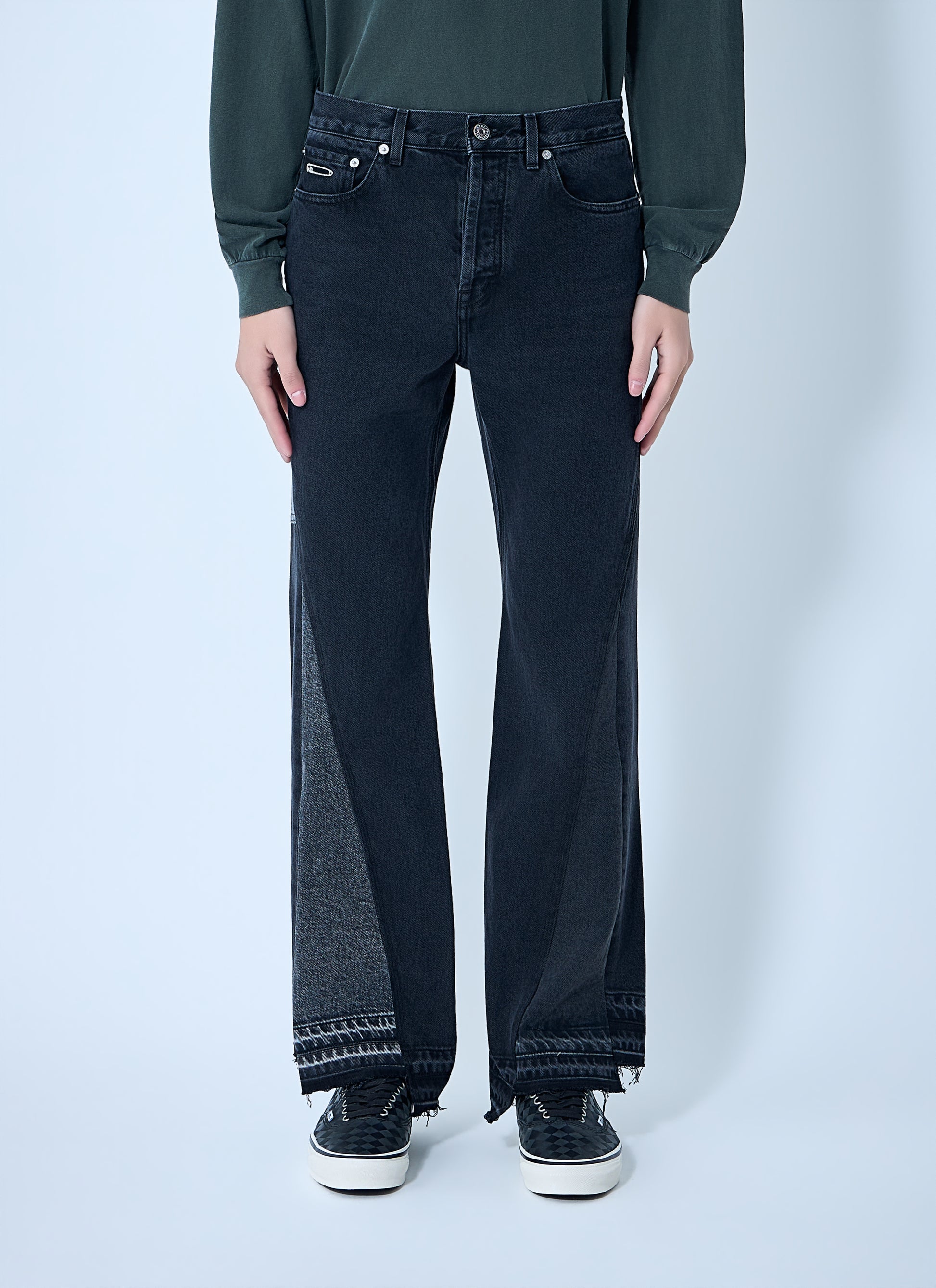 Gallery Dept. Men Twisted Wide Leg Jeans GALLERY DEPT.