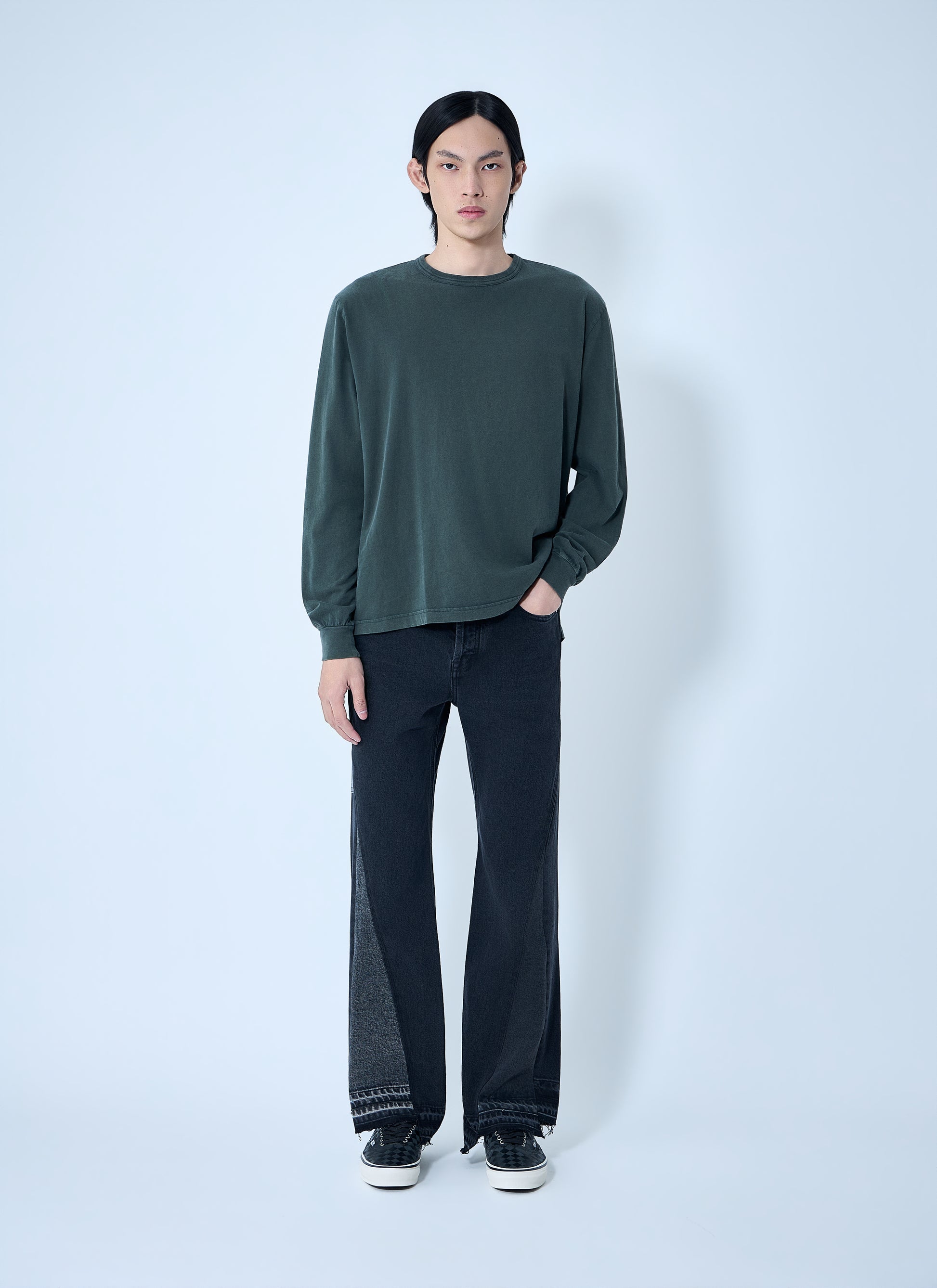 Gallery Dept. Men Twisted Wide Leg Jeans GALLERY DEPT.