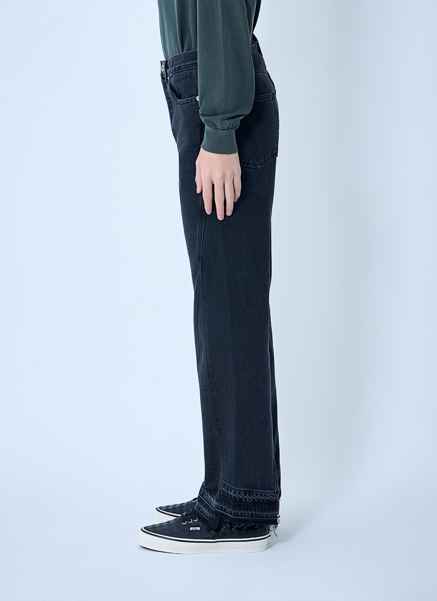 Gallery Dept. Men Twisted Wide Leg Jeans GALLERY DEPT.