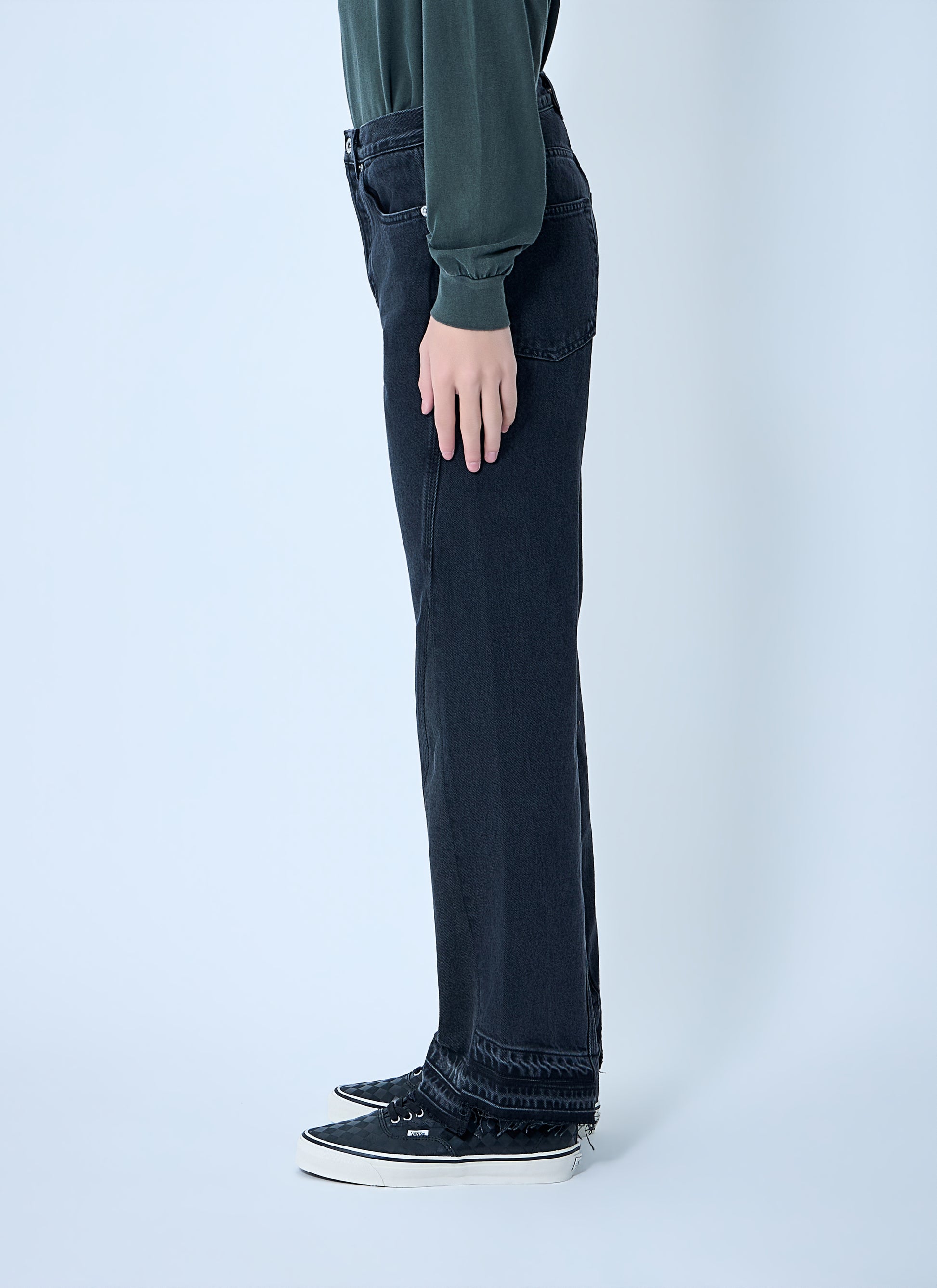 Gallery Dept. Men Twisted Wide Leg Jeans GALLERY DEPT.