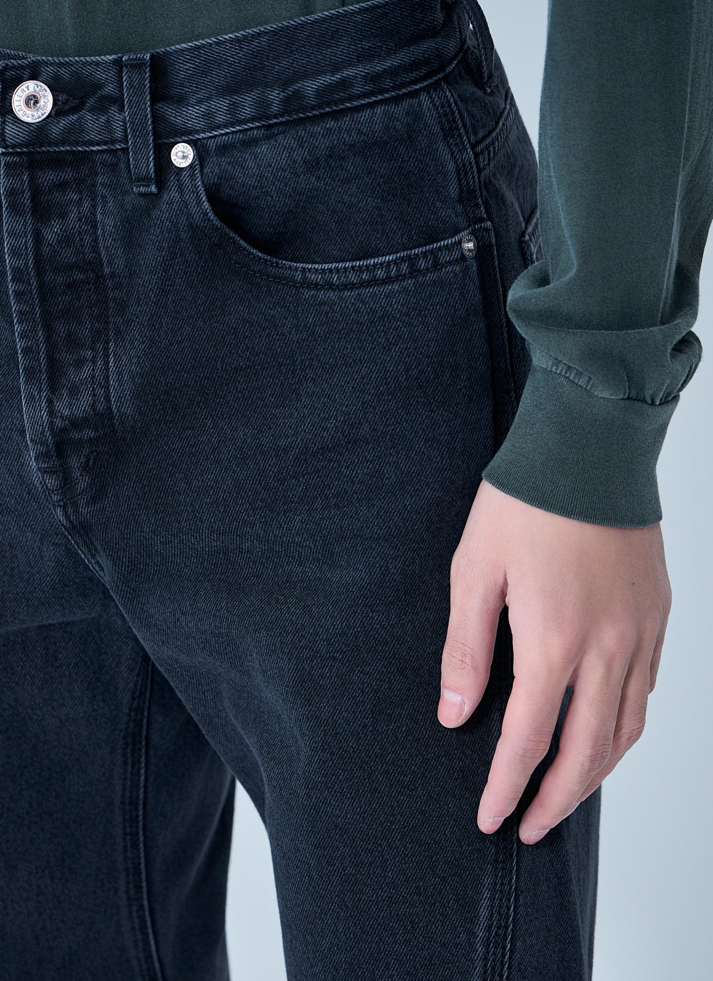 Gallery Dept. Men Twisted Wide Leg Jeans GALLERY DEPT.