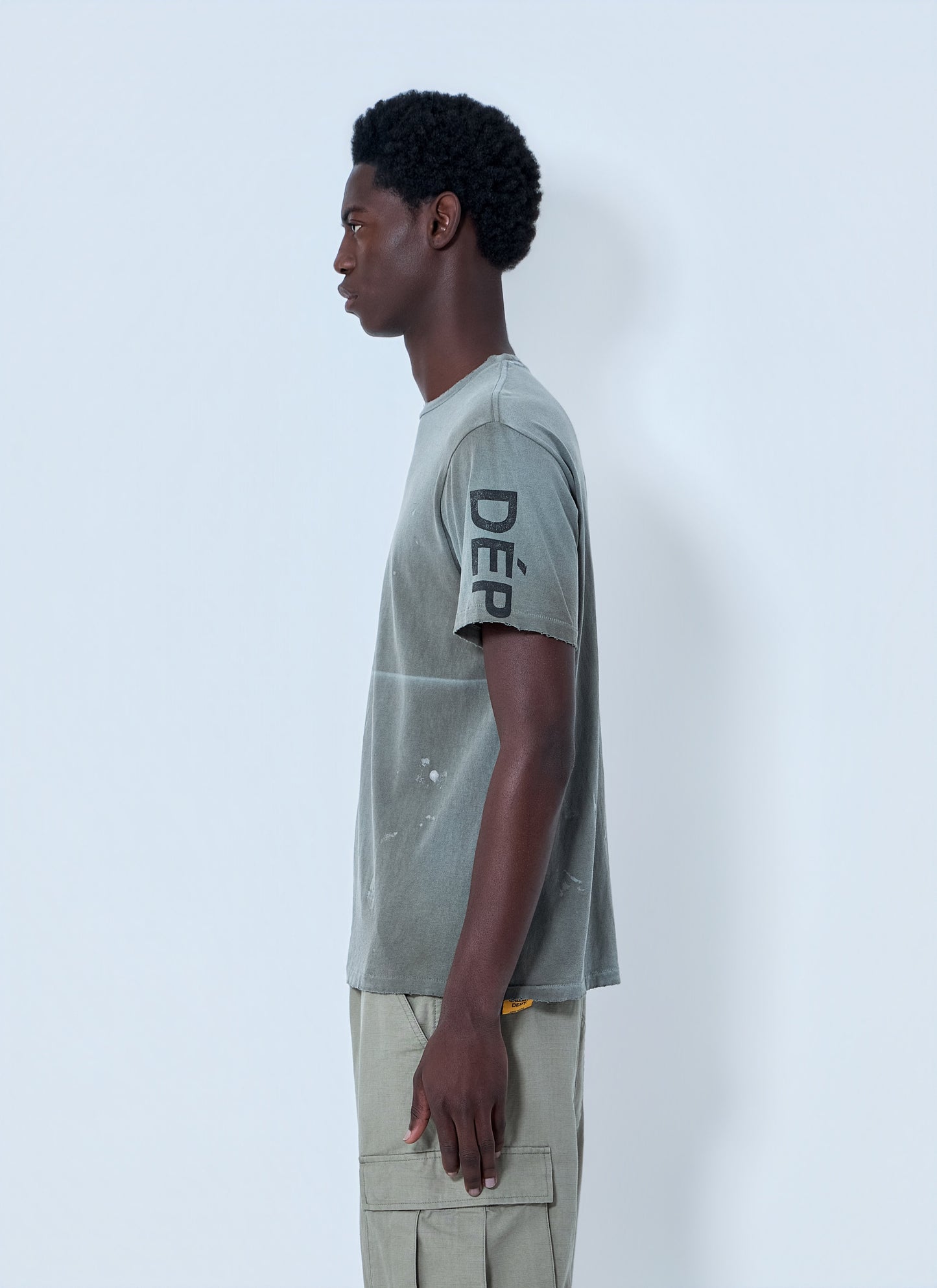 Gallery Dept. Men Distressed T-Shirt GALLERY DEPT.