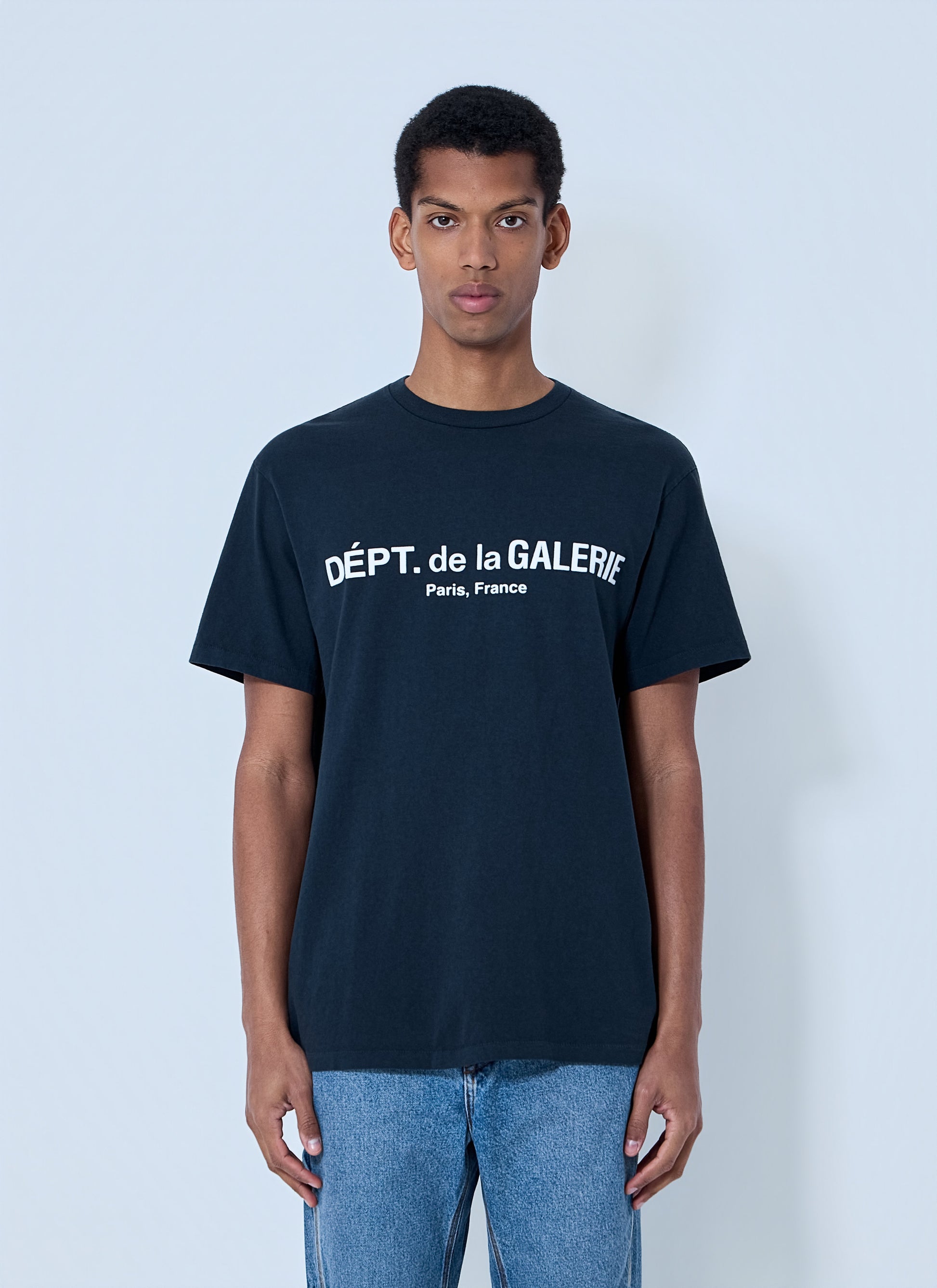 Gallery Dept. Men Logo Print Cotton T-Shirt Gallery Dept.