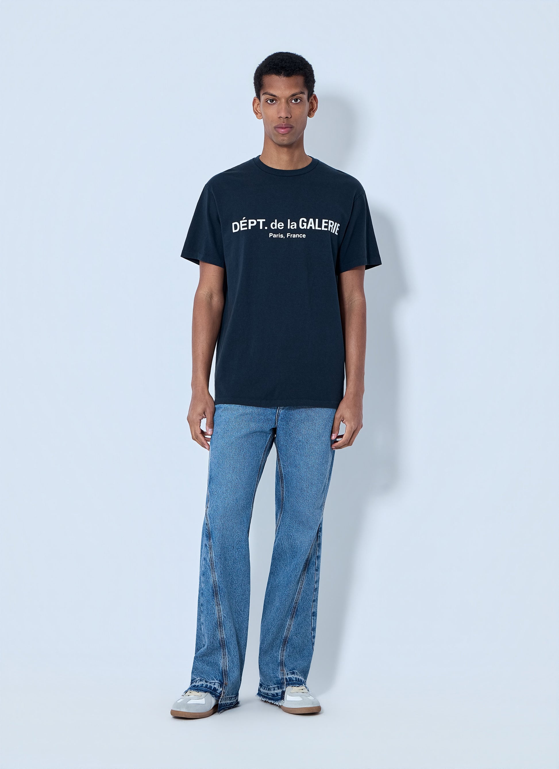 Gallery Dept. Men Logo Print Cotton T-Shirt Gallery Dept.