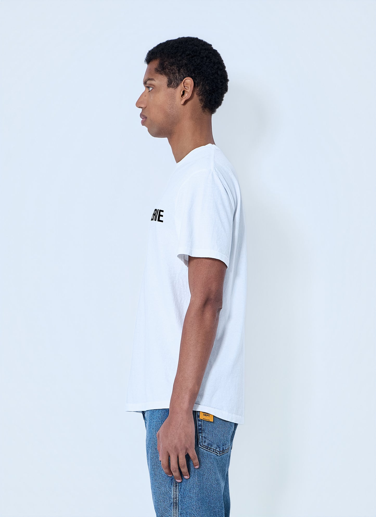 Gallery Dept. Men Cotton Jersey Logo T-Shirt GALLERY DEPT.