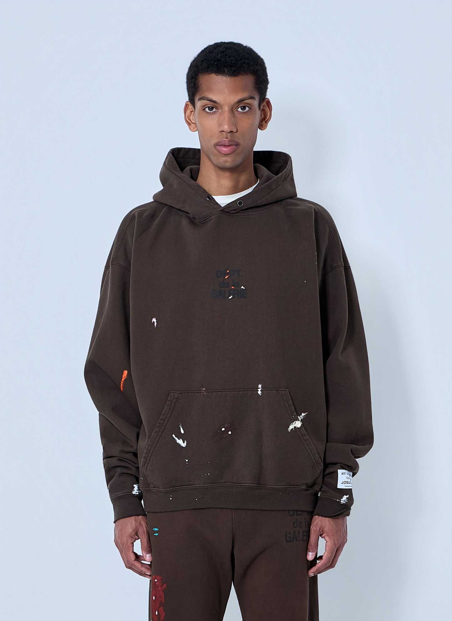Gallery Dept. Men Abstract Print Hoodie Gallery Dept.