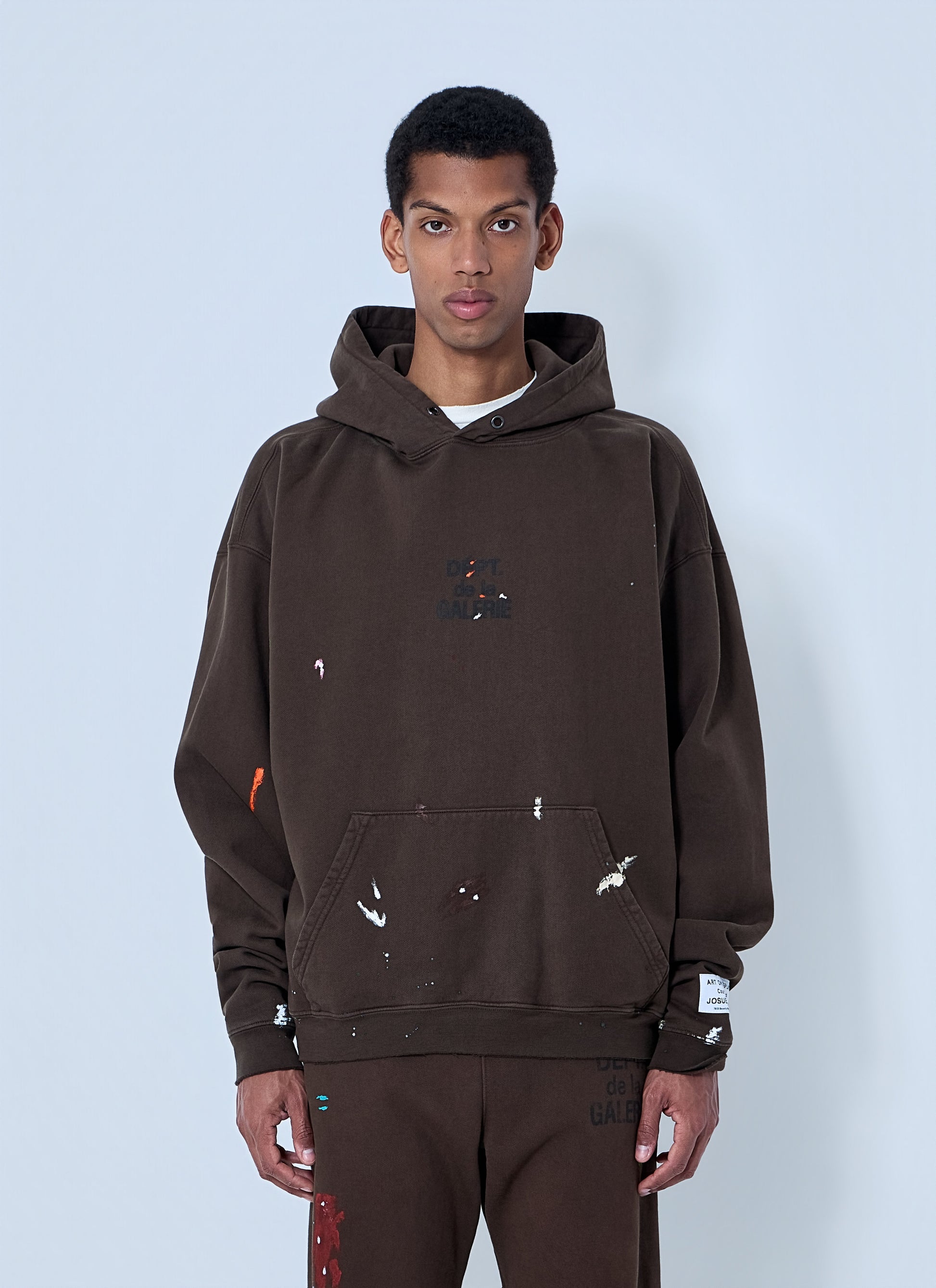 Gallery Dept. Men Abstract Print Hoodie Gallery Dept.