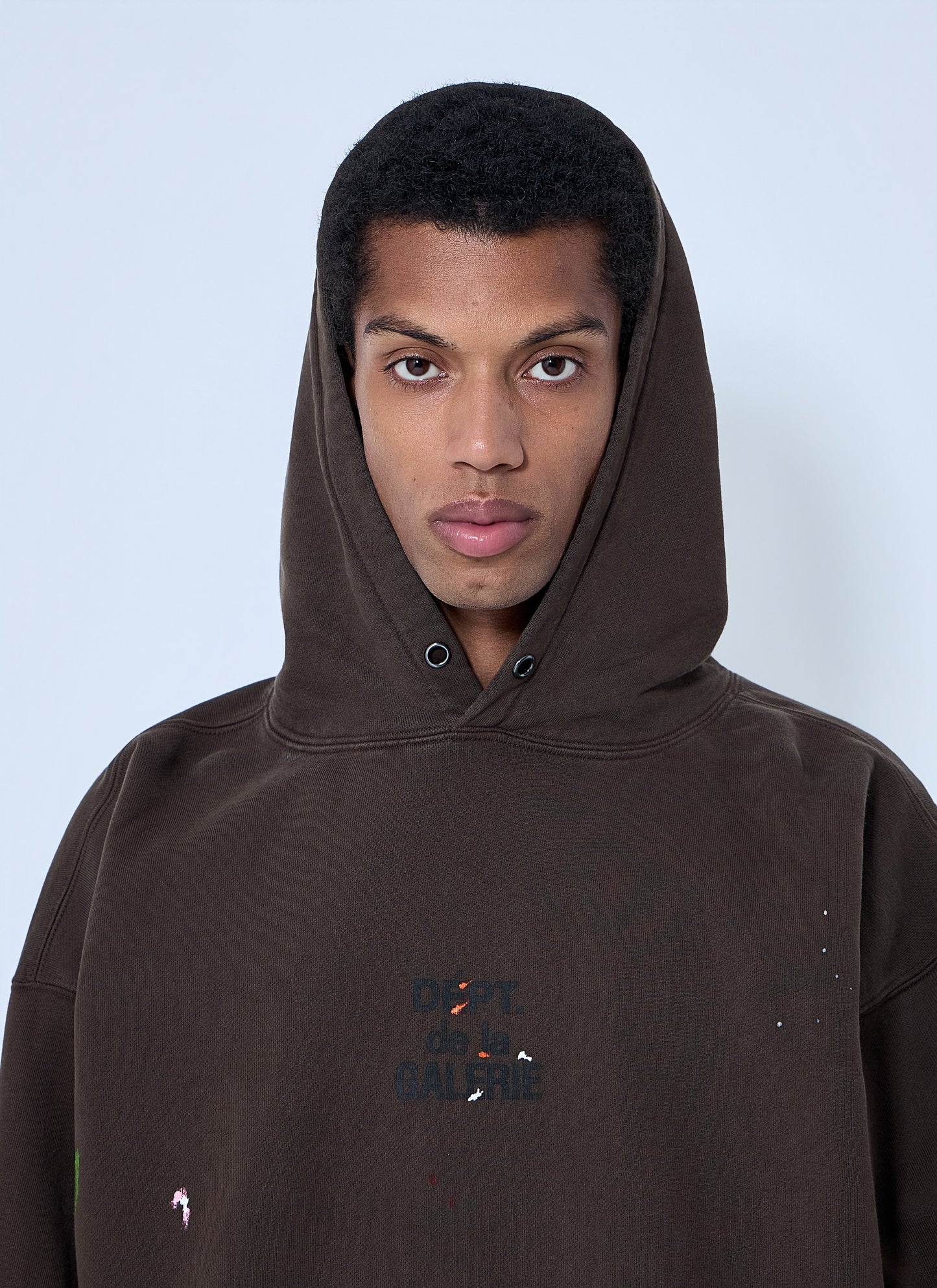 Gallery Dept. Men Abstract Print Hoodie Gallery Dept.