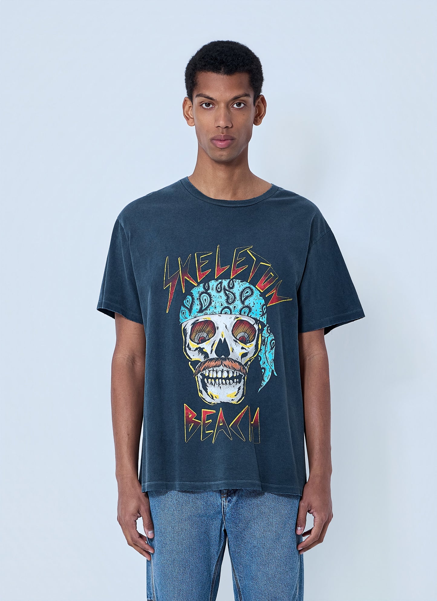 Gallery Dept. Men Graphic Skull T-Shirt Gallery Dept.