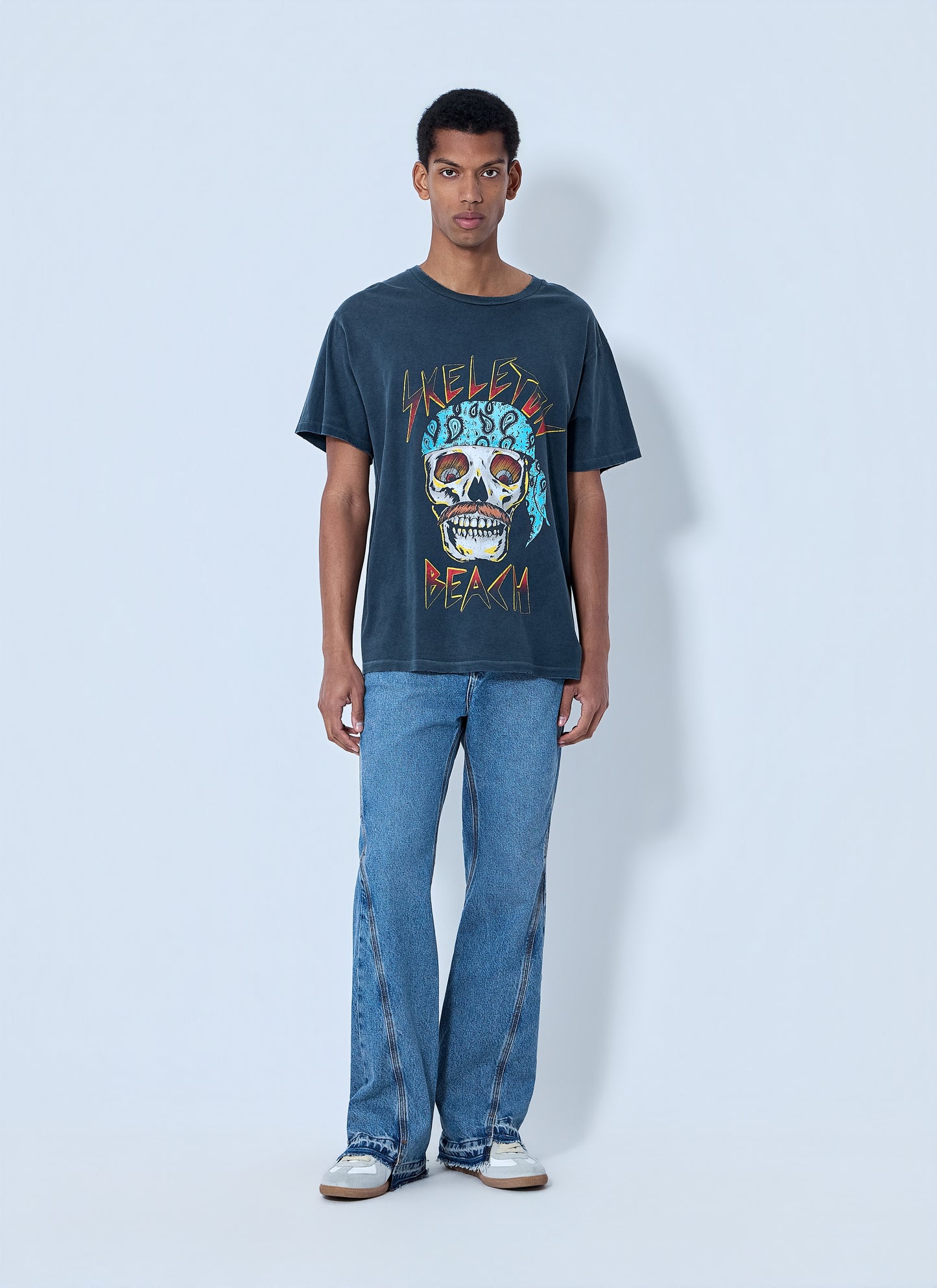 Gallery Dept. Men Graphic Skull T-Shirt Gallery Dept.