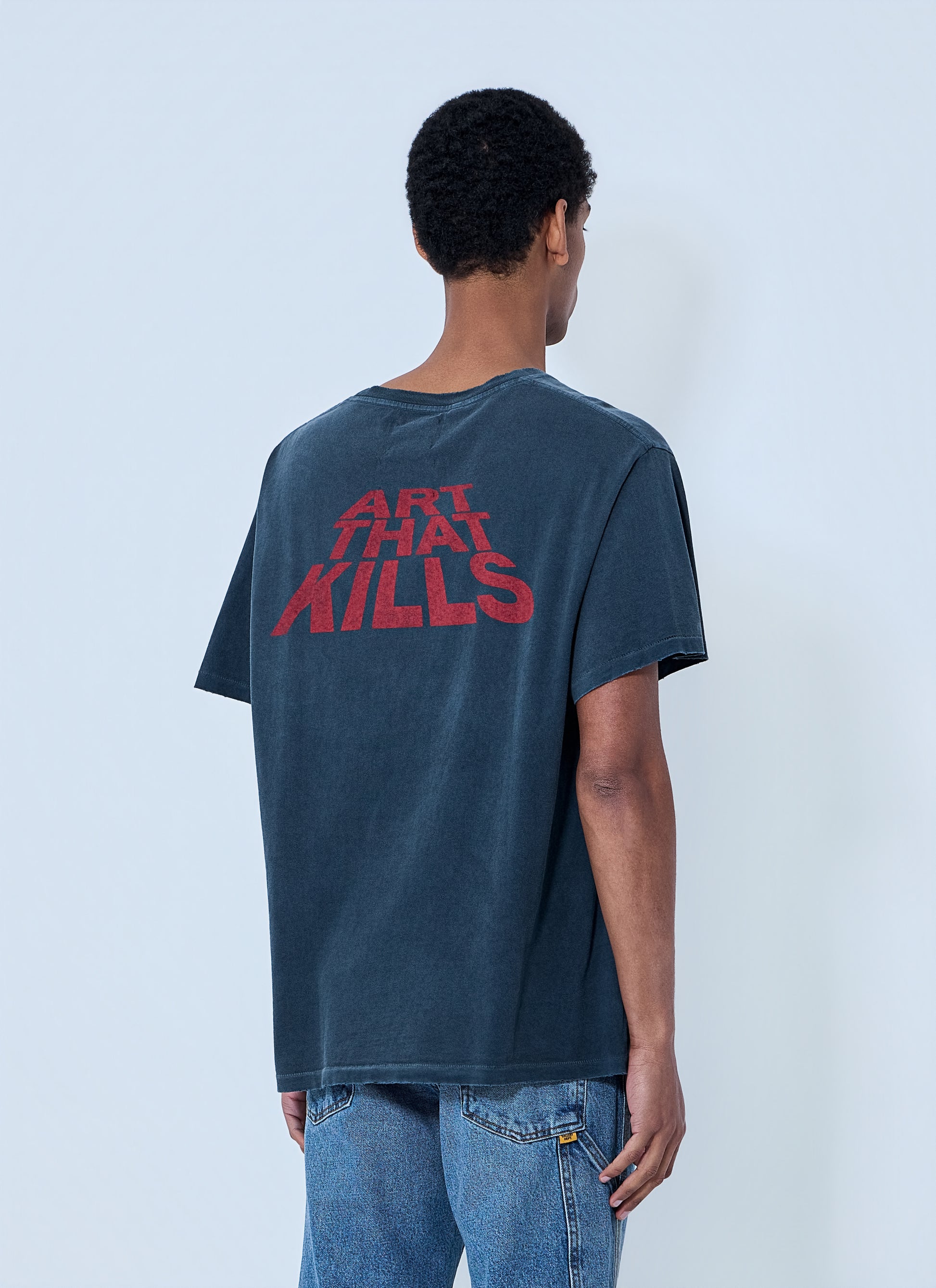 Gallery Dept. Men Graphic Skull T-Shirt Gallery Dept.