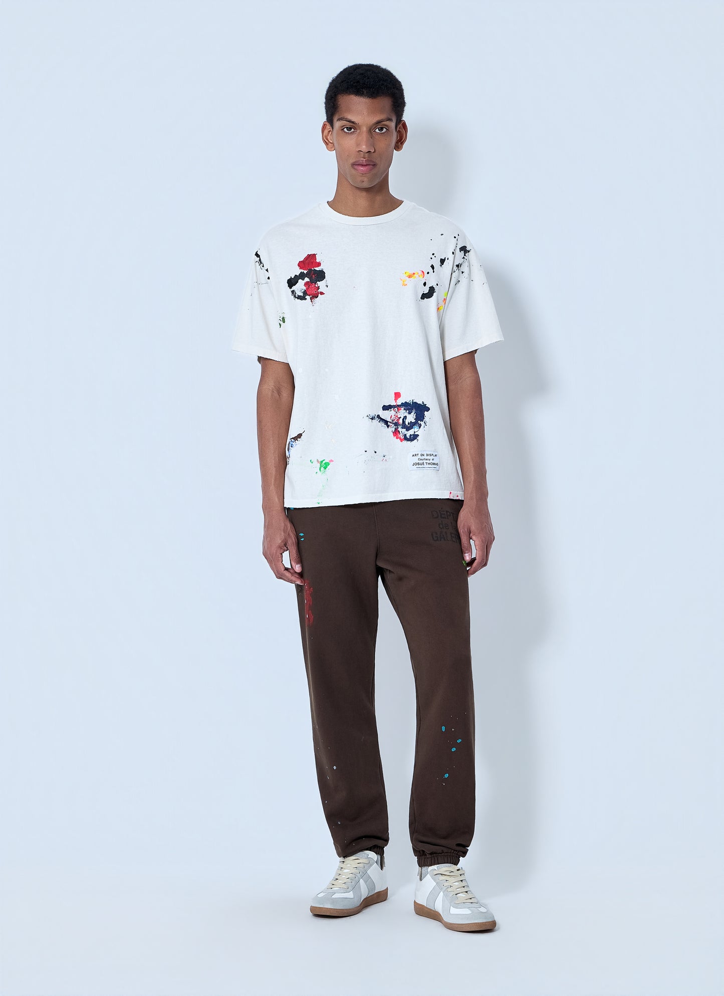Gallery Dept. Men Abstract Print Cotton T-Shirt GALLERY DEPT.