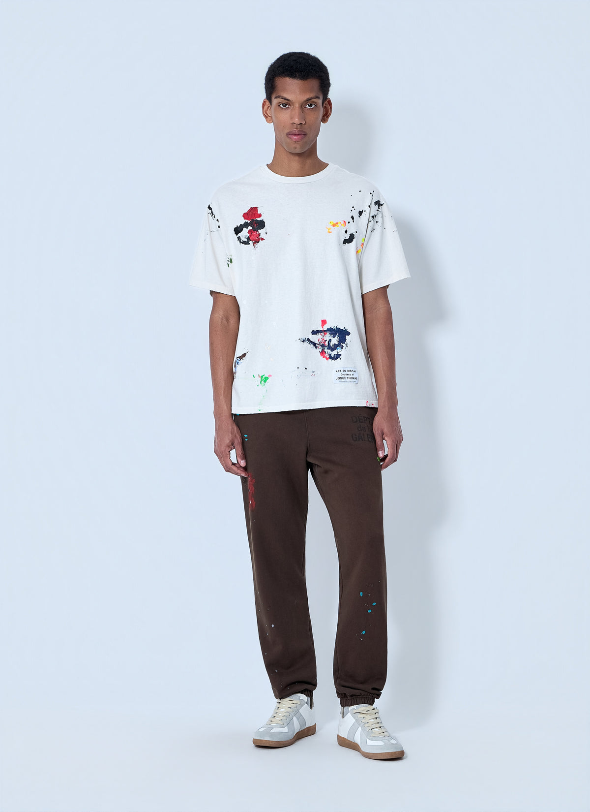 Gallery Dept. Men Abstract Print Cotton T-Shirt GALLERY DEPT.