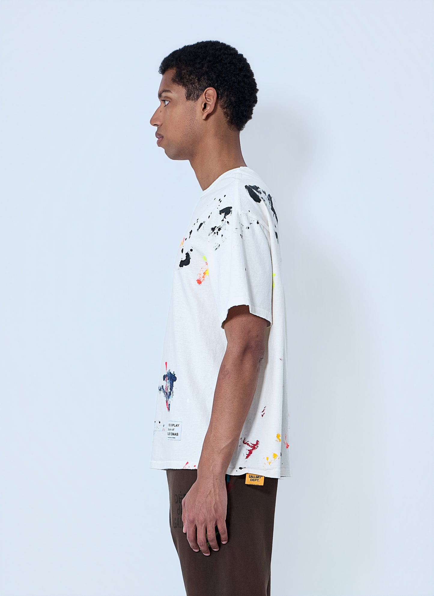 Gallery Dept. Men Abstract Print Cotton T-Shirt GALLERY DEPT.