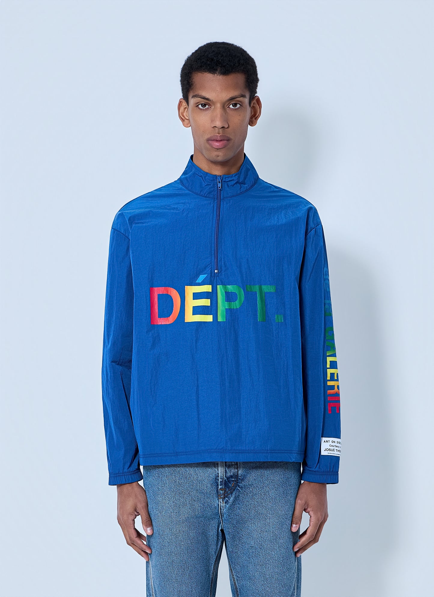 Gallery Dept. Men Half-Zip Logo Pullover GALLERY DEPT.
