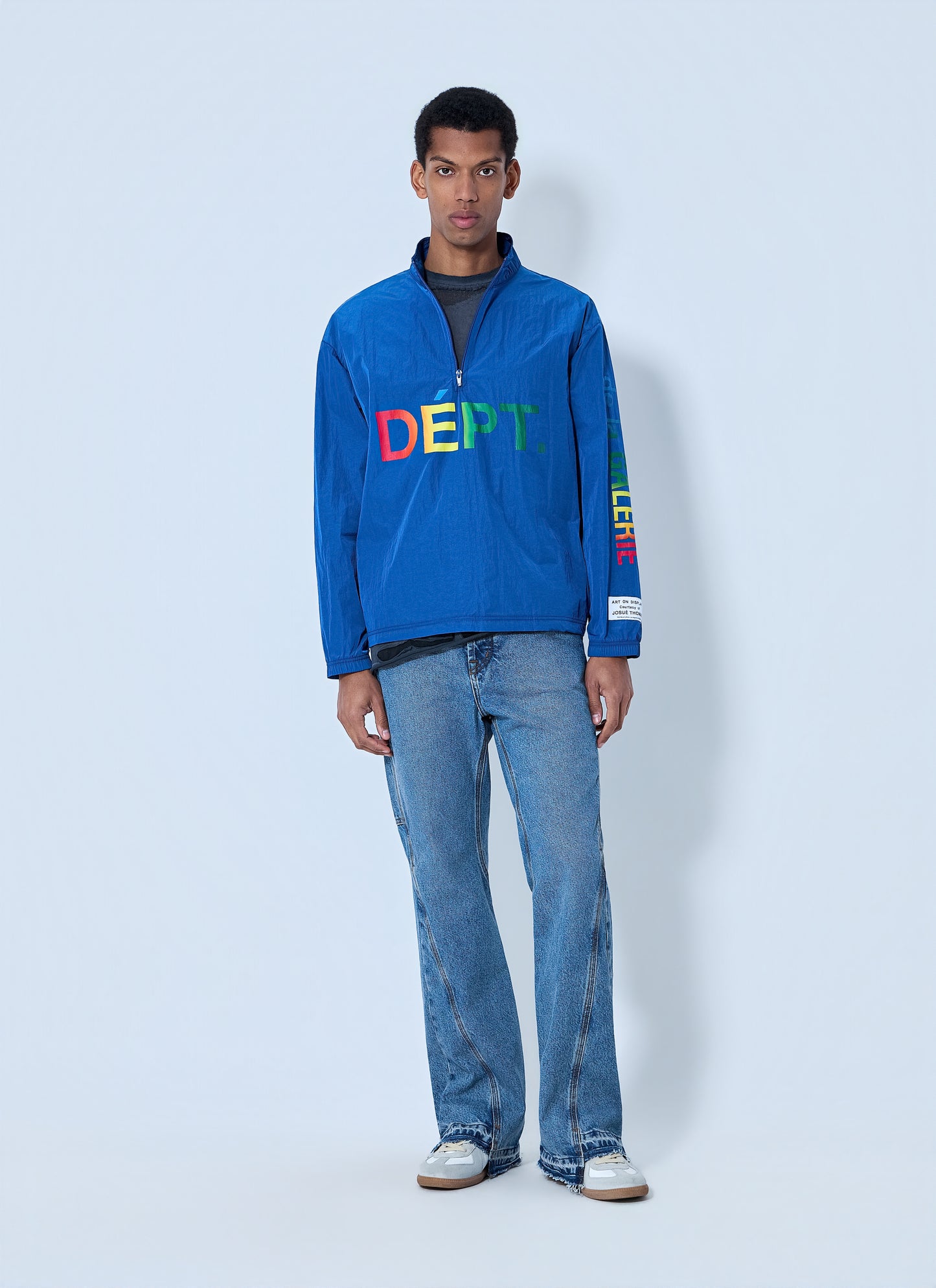 Gallery Dept. Men Half-Zip Logo Pullover GALLERY DEPT.