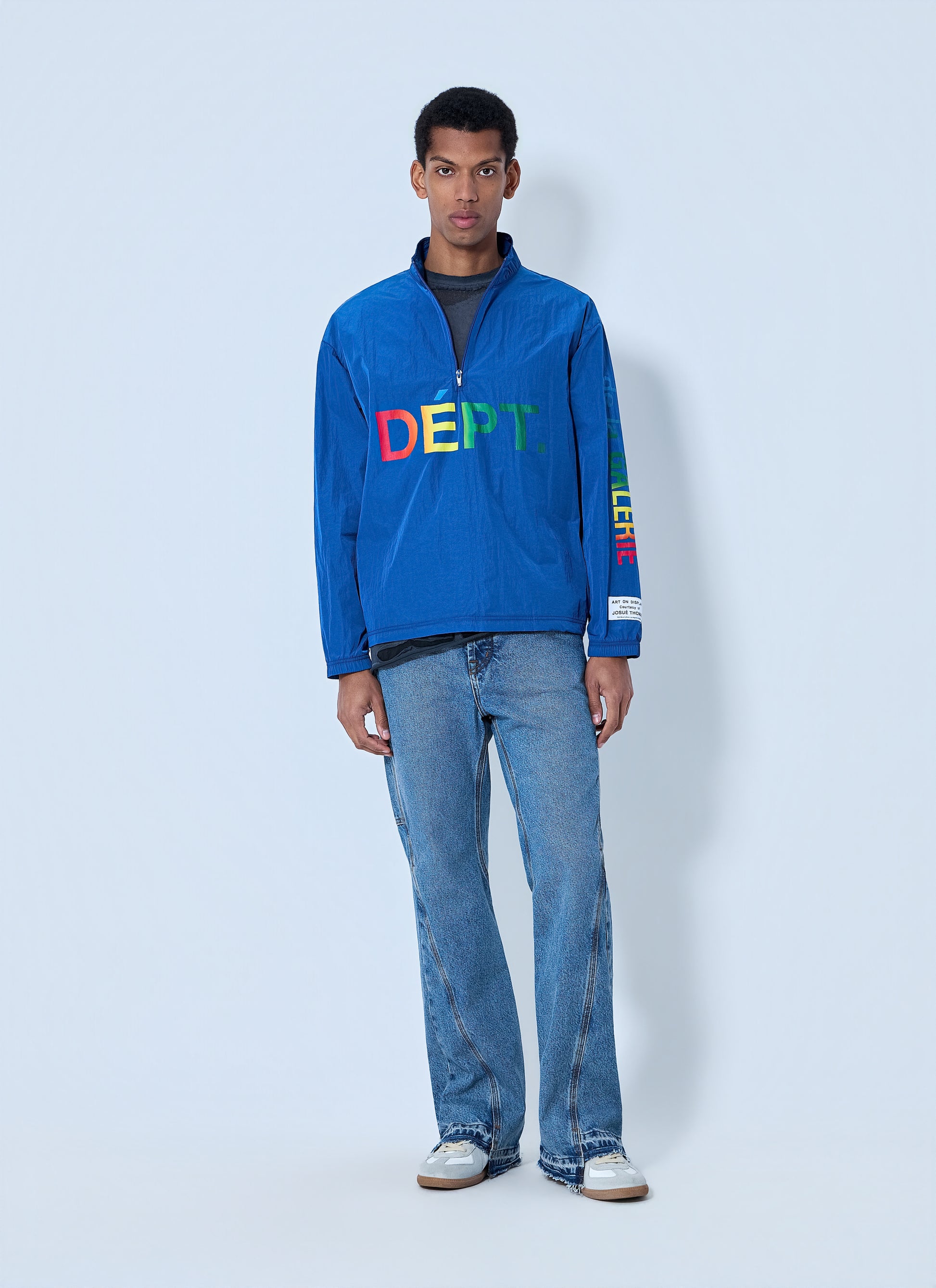 Gallery Dept. Men Half-Zip Logo Pullover GALLERY DEPT.