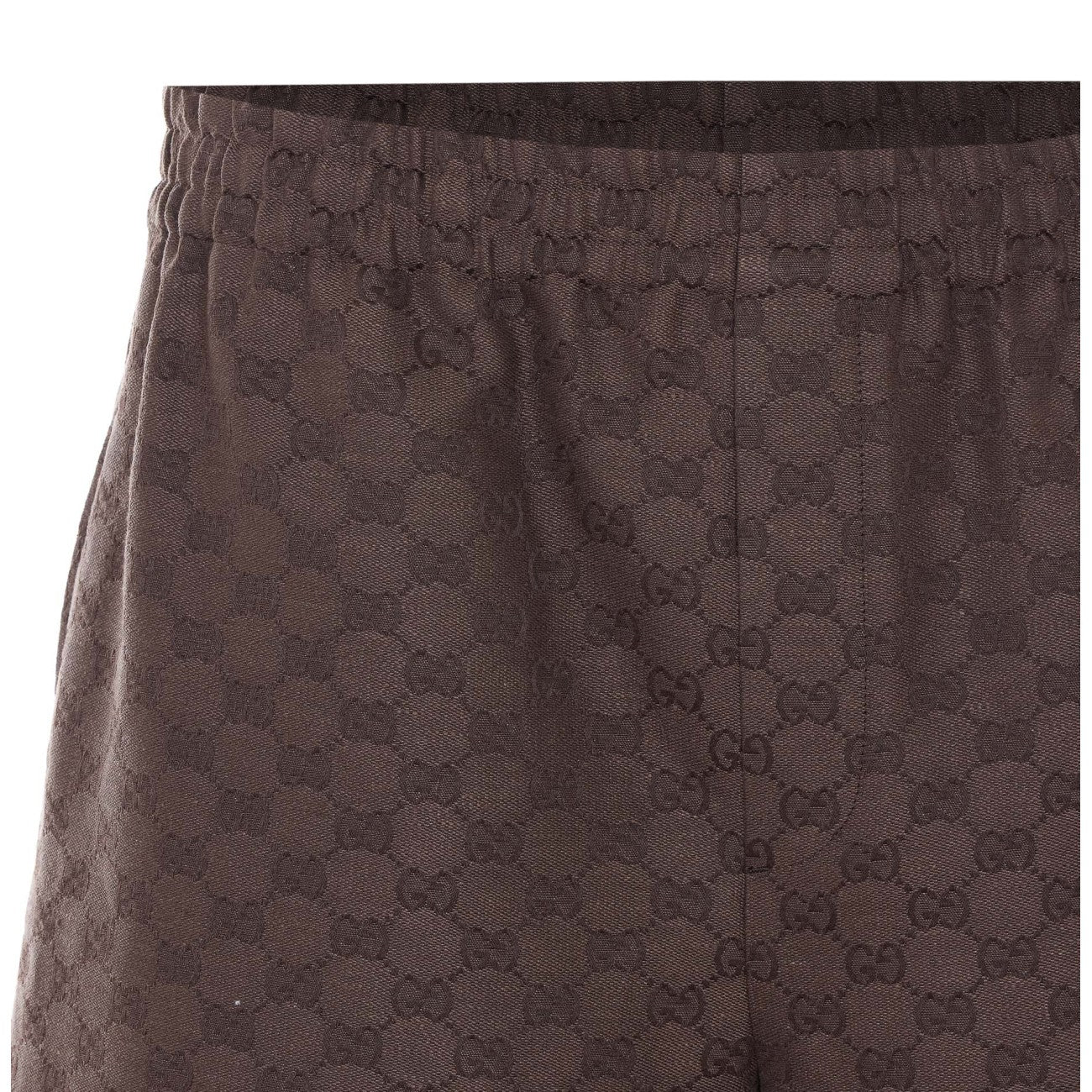 Gucci Men Gg Canvas Linen Blend Shorts GUCCI