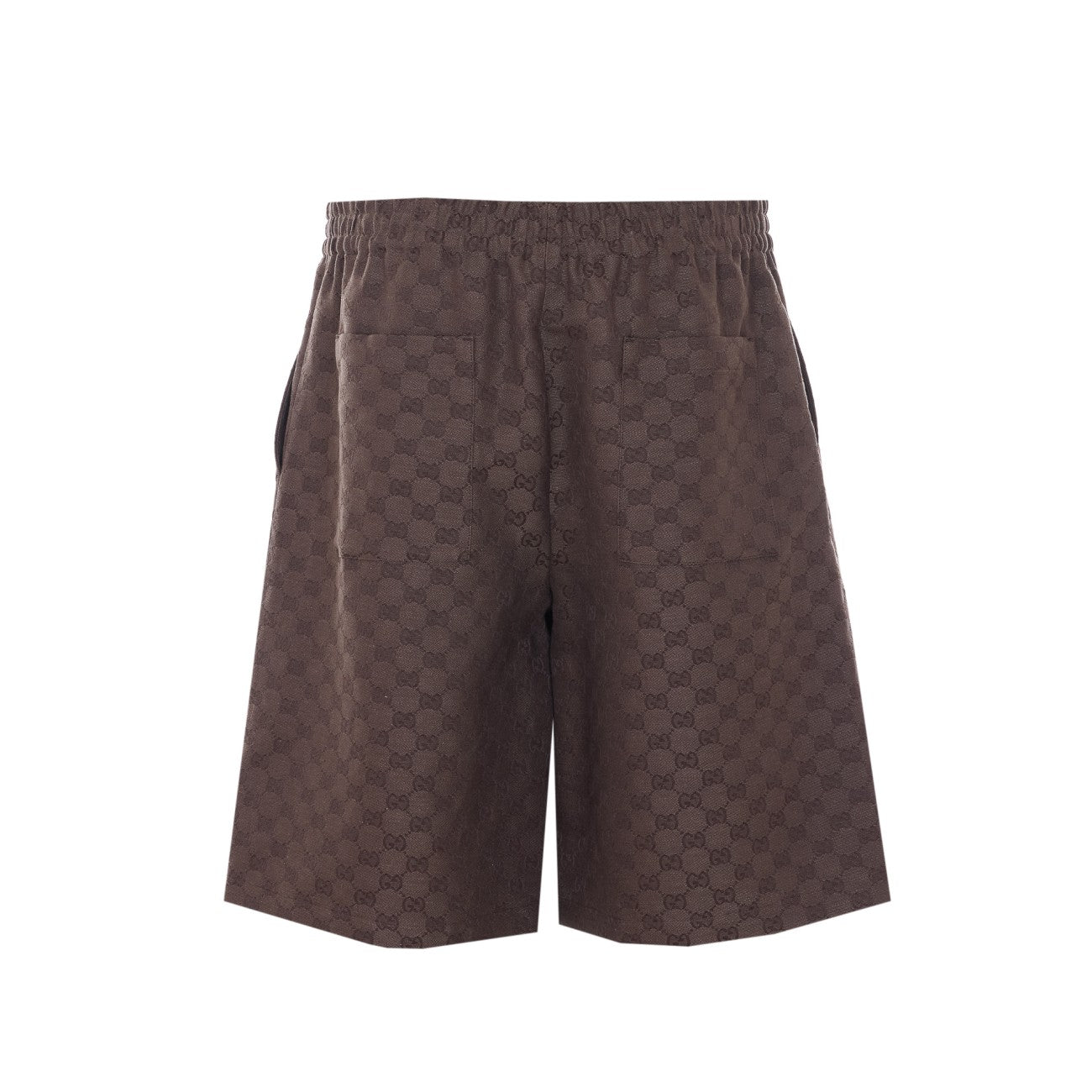 Gucci Men Gg Canvas Linen Blend Shorts GUCCI