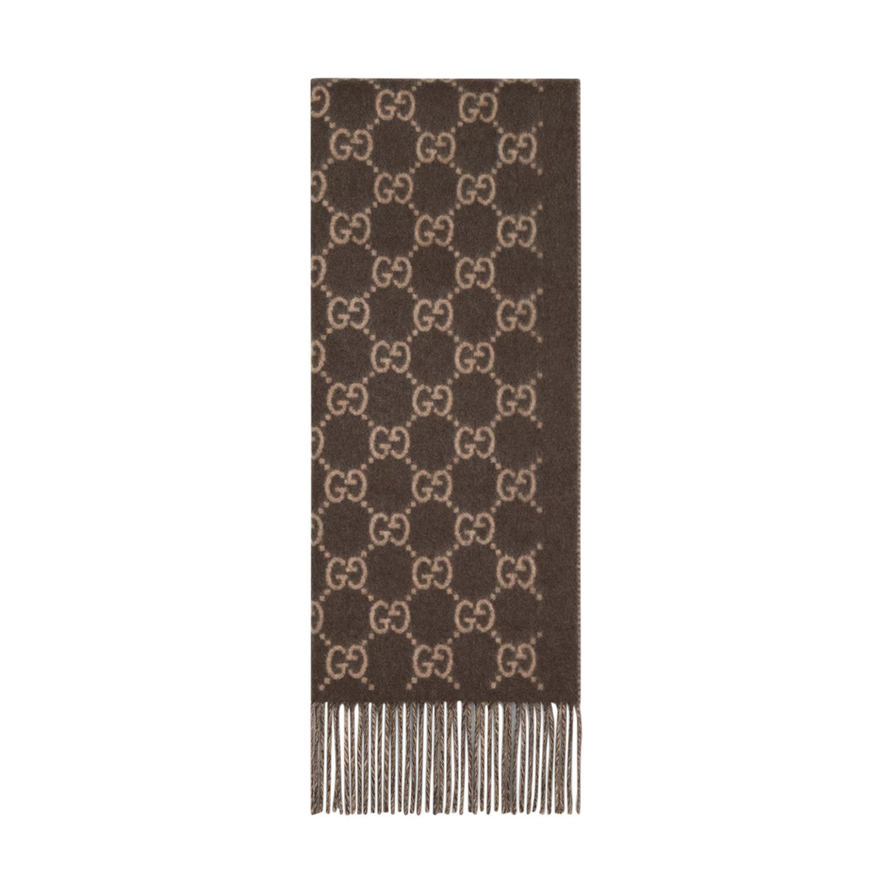 Gucci Men Gg Cashmere Scarf