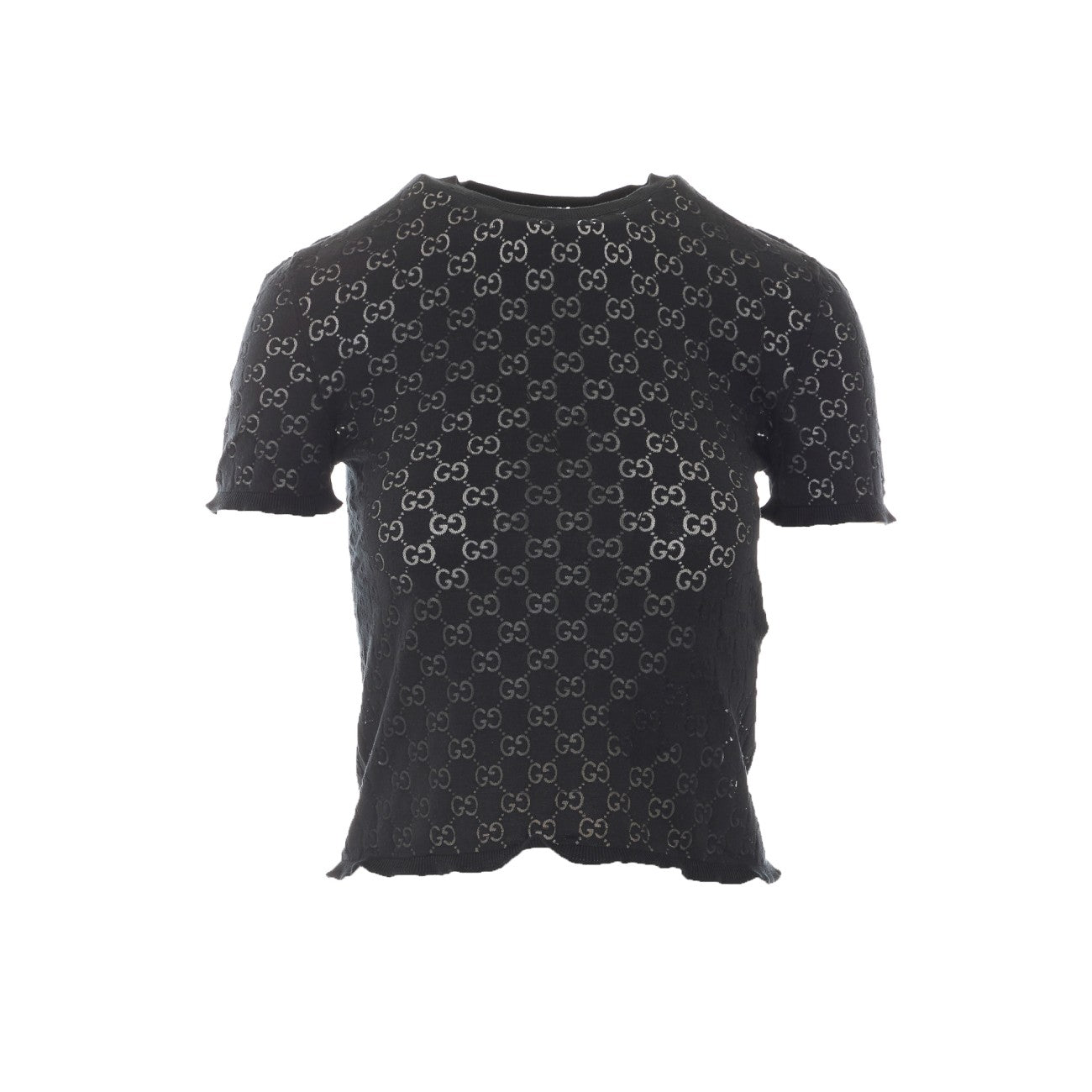 Gucci Women Gg Devore' Cotton Top GUCCI