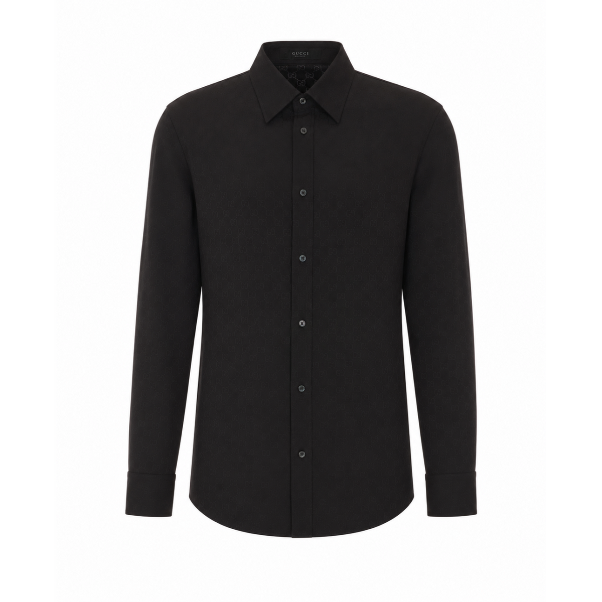 Gucci Men Gg Fluid Fabric Shirt GUCCI