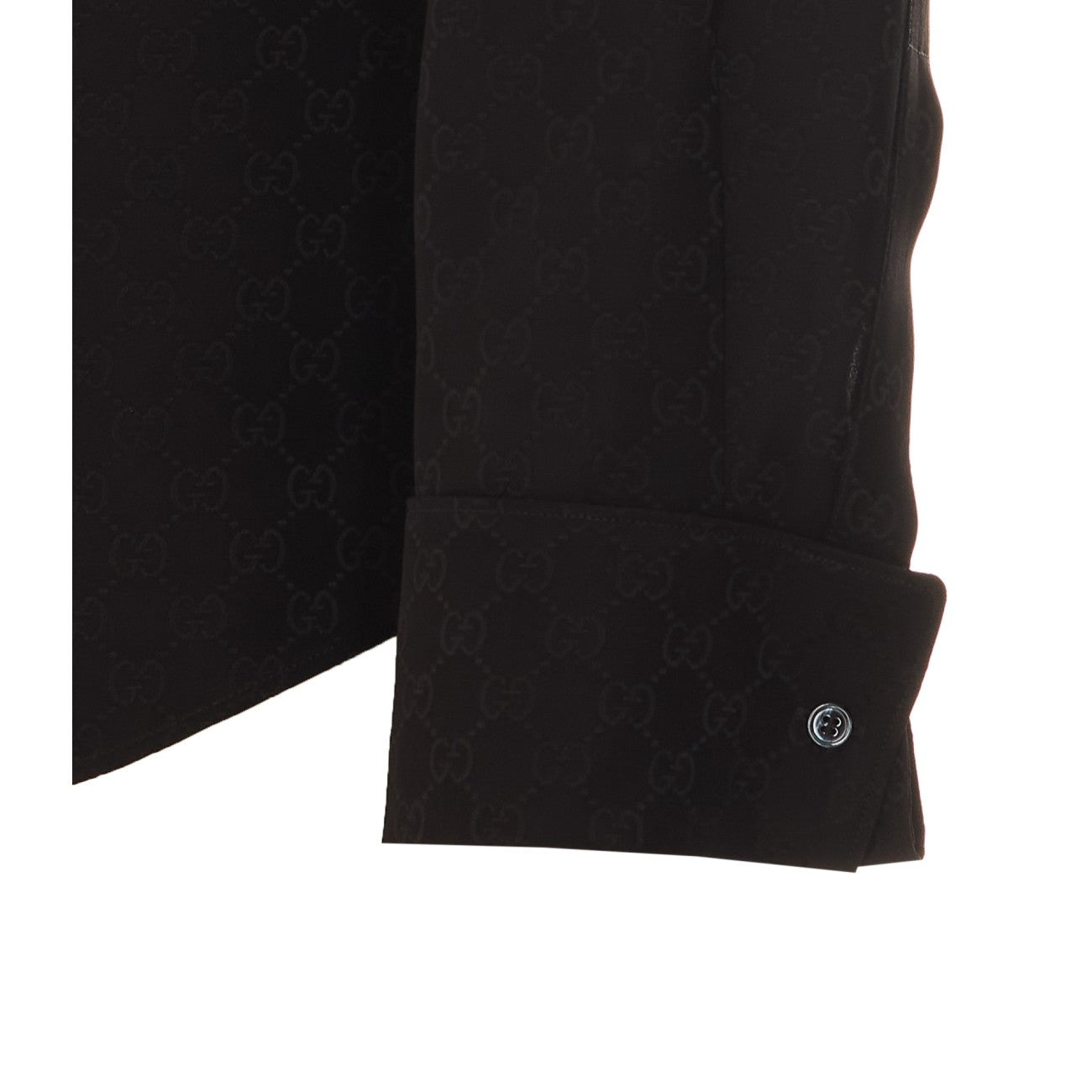 Gucci Men Gg Fluid Fabric Shirt GUCCI