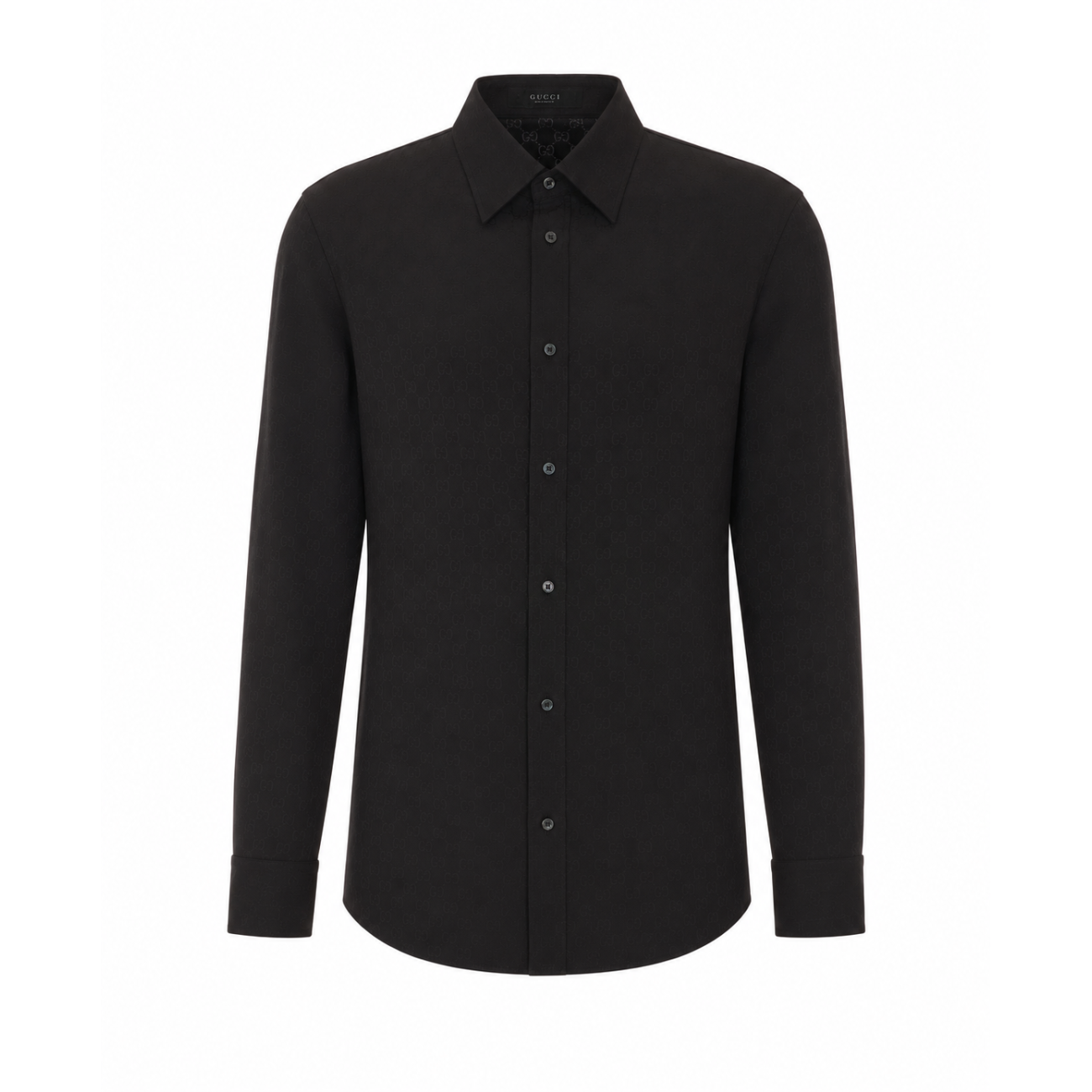 Gucci Men Gg Fluid Fabric Shirt GUCCI