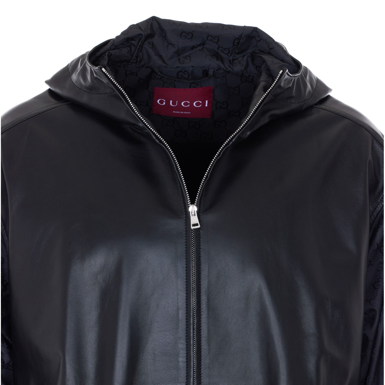 Gucci Men Gg Hooded Bomber GUCCI
