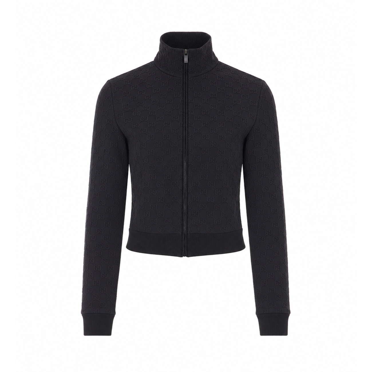 Gucci Women Gg Jacquard Jersey Jacket With Zipper GUCCI