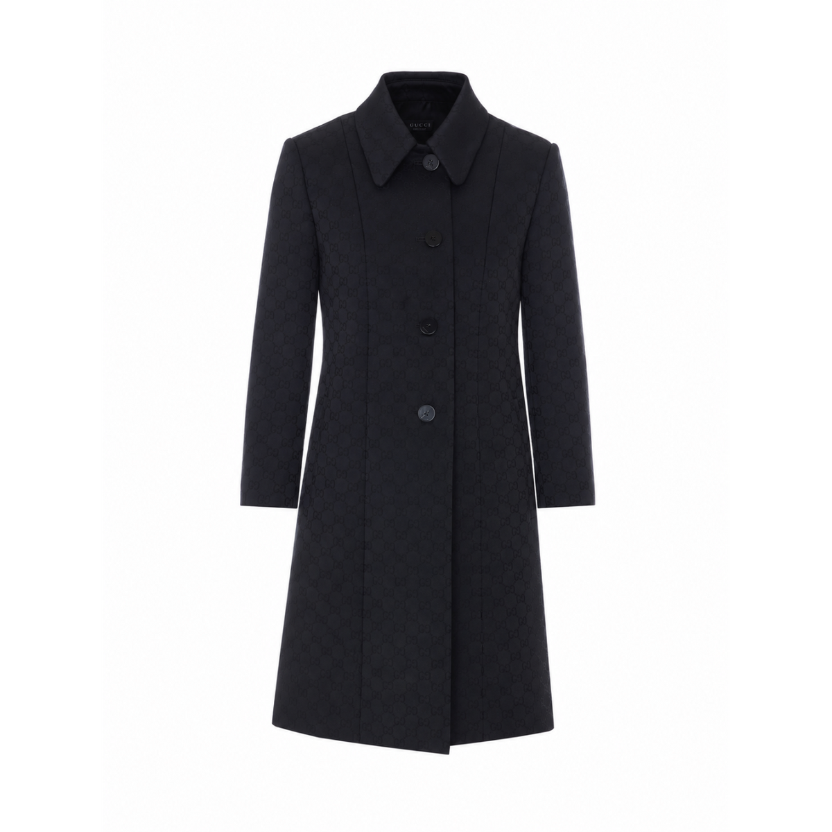 Gucci Women Gg Jacquard Viscose Coat GUCCI