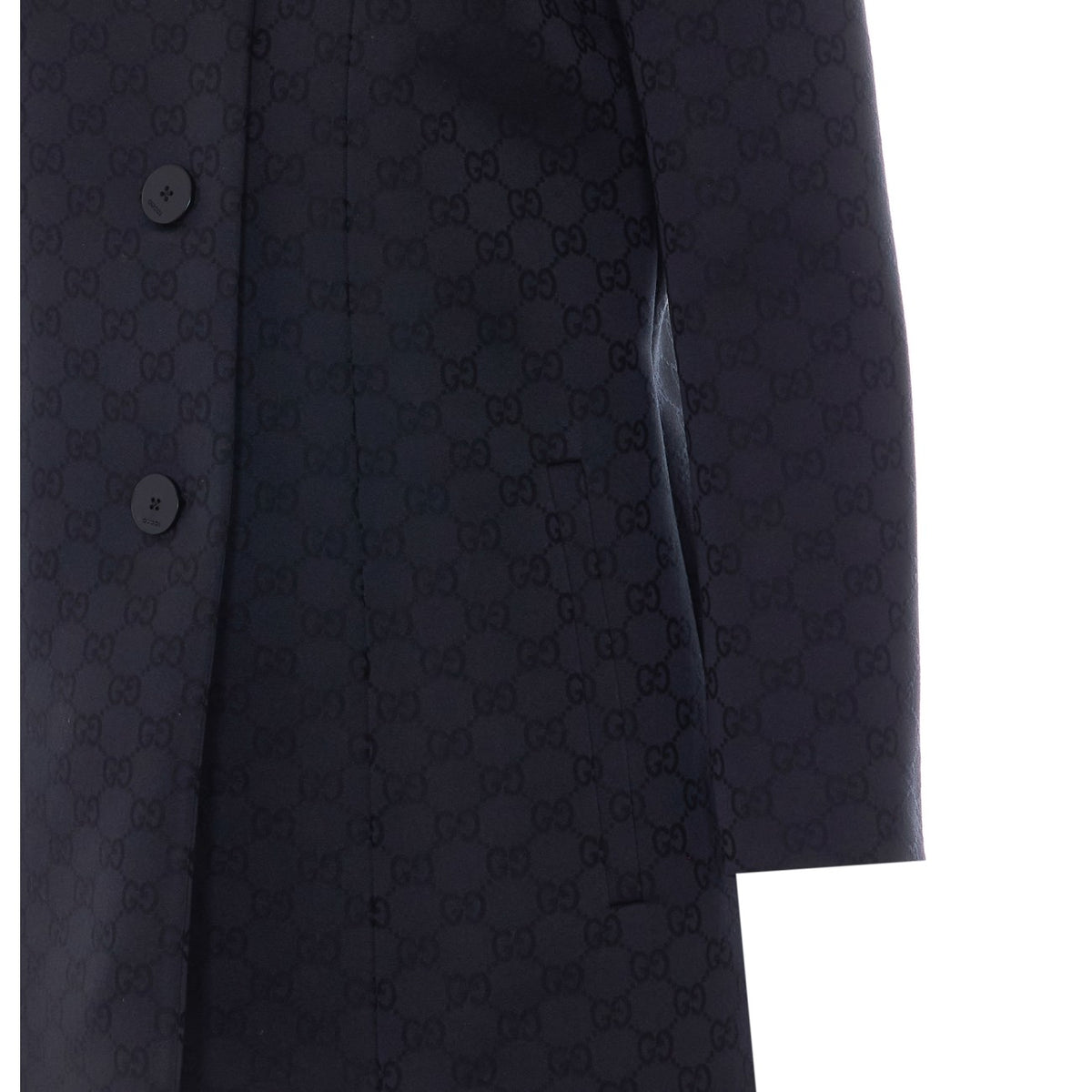 Gucci Women Gg Jacquard Viscose Coat GUCCI