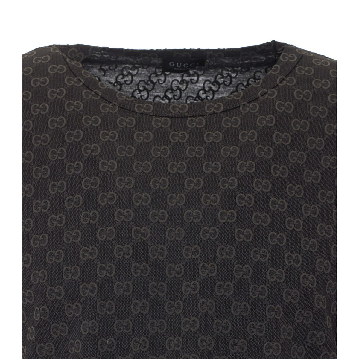 Gucci Men Gg Logo Printed T-Shirt GUCCI