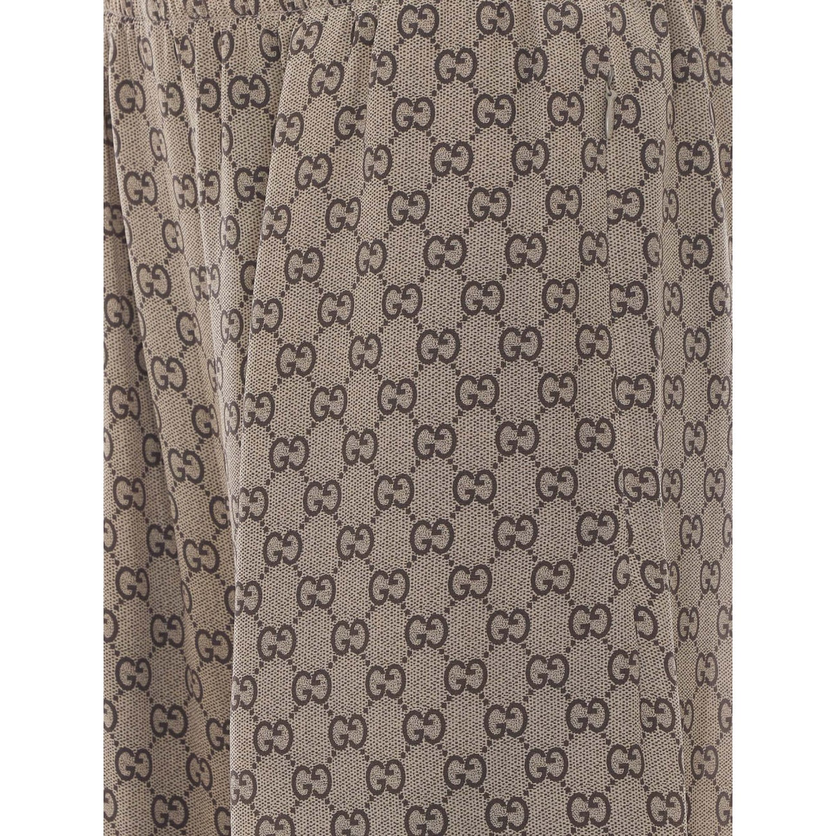 Gucci Women Gg Print Silk Leisure Pants GUCCI