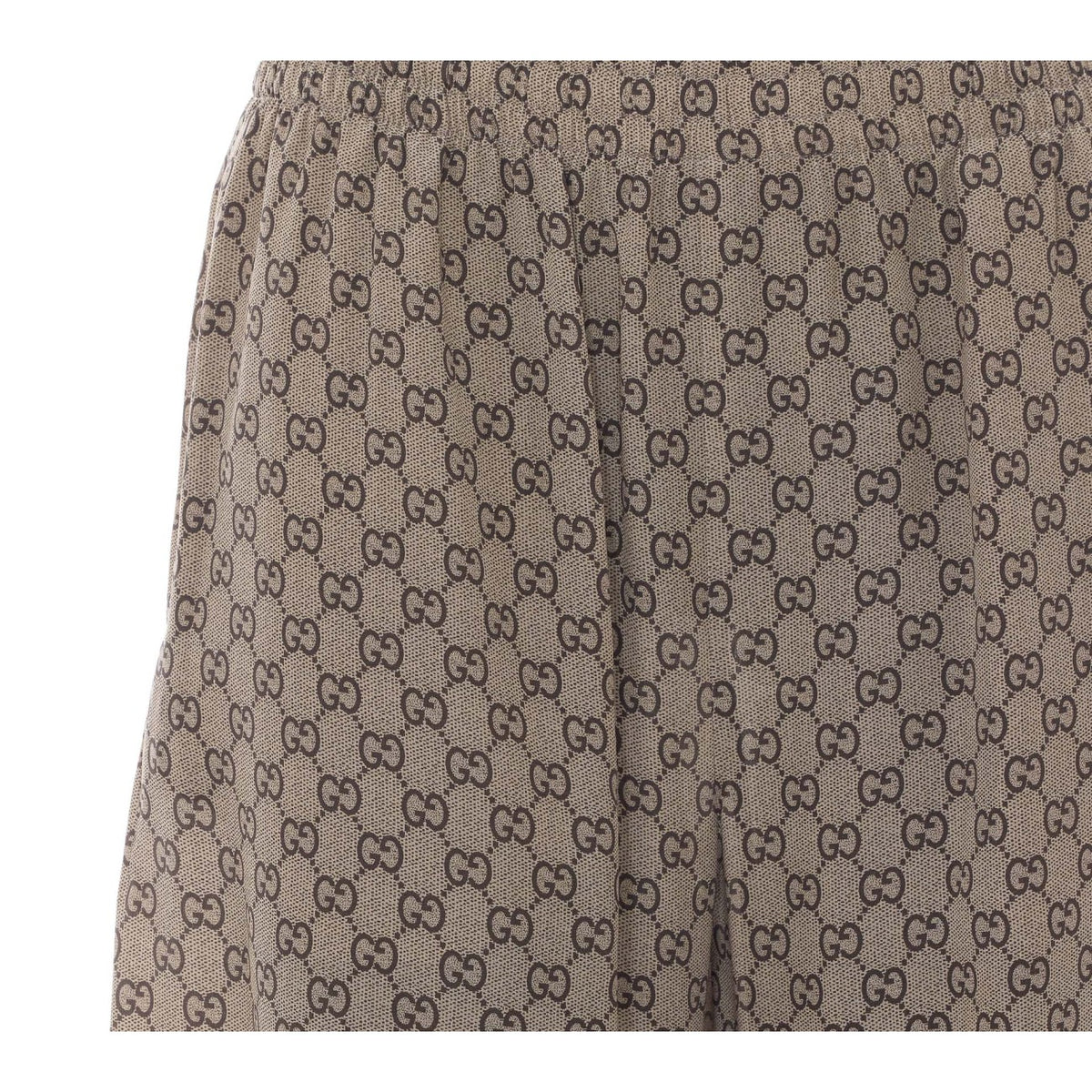 Gucci Women Gg Print Silk Leisure Pants GUCCI