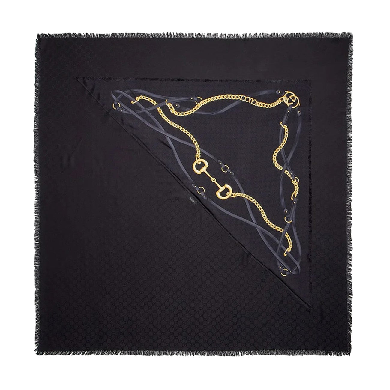 Gucci Women Gg Wool Silk Jacquard Cape GUCCI