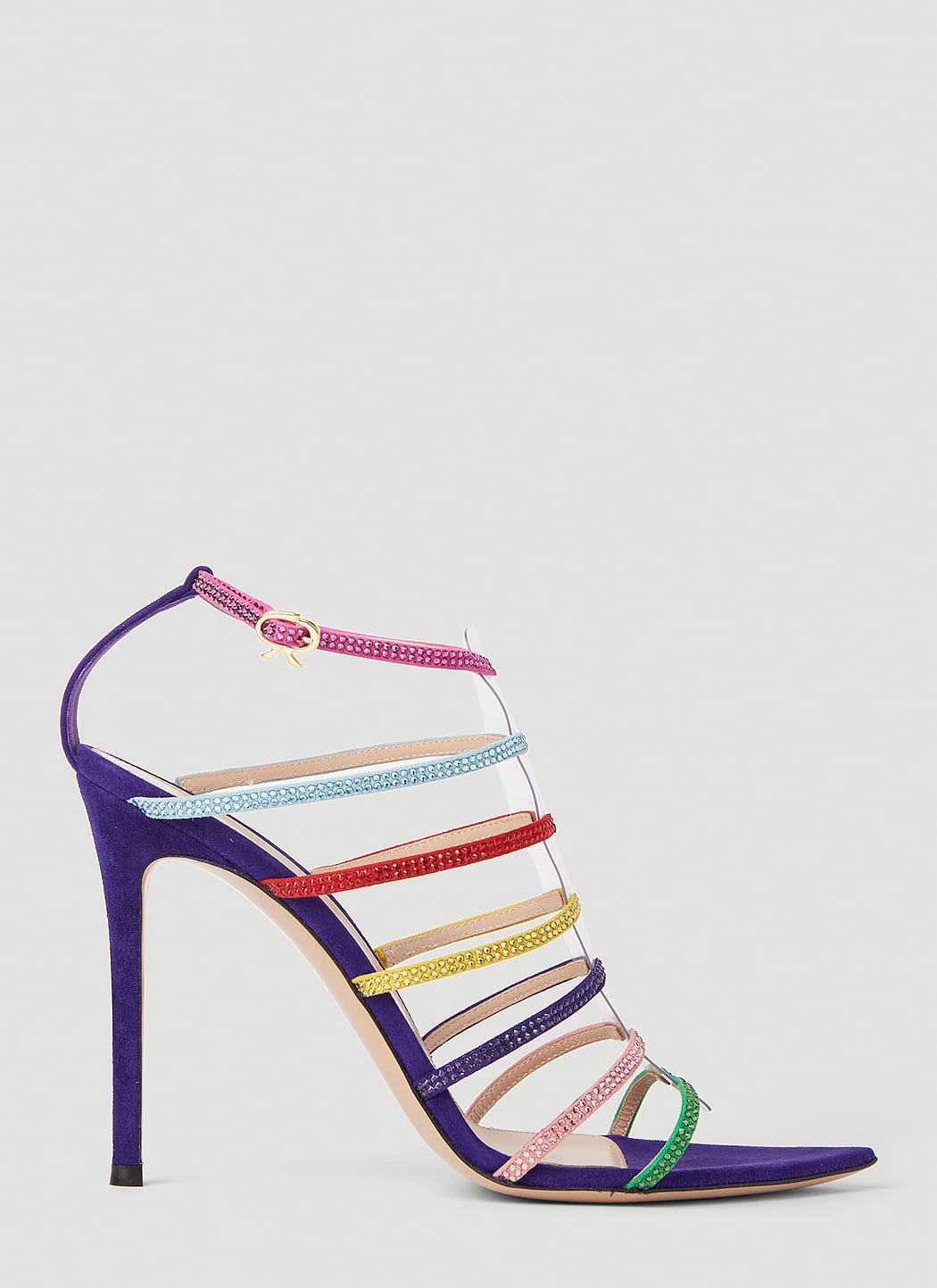 Gianvito Rossi Women Crystal Embellished High Heel Sandals GIANVITO ROSSI
