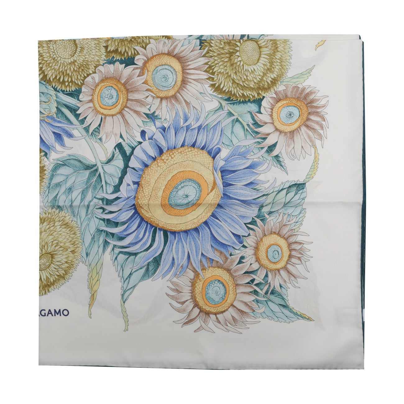 Ferragamo Women Girasoli Printed Silk Foulard FERRAGAMO