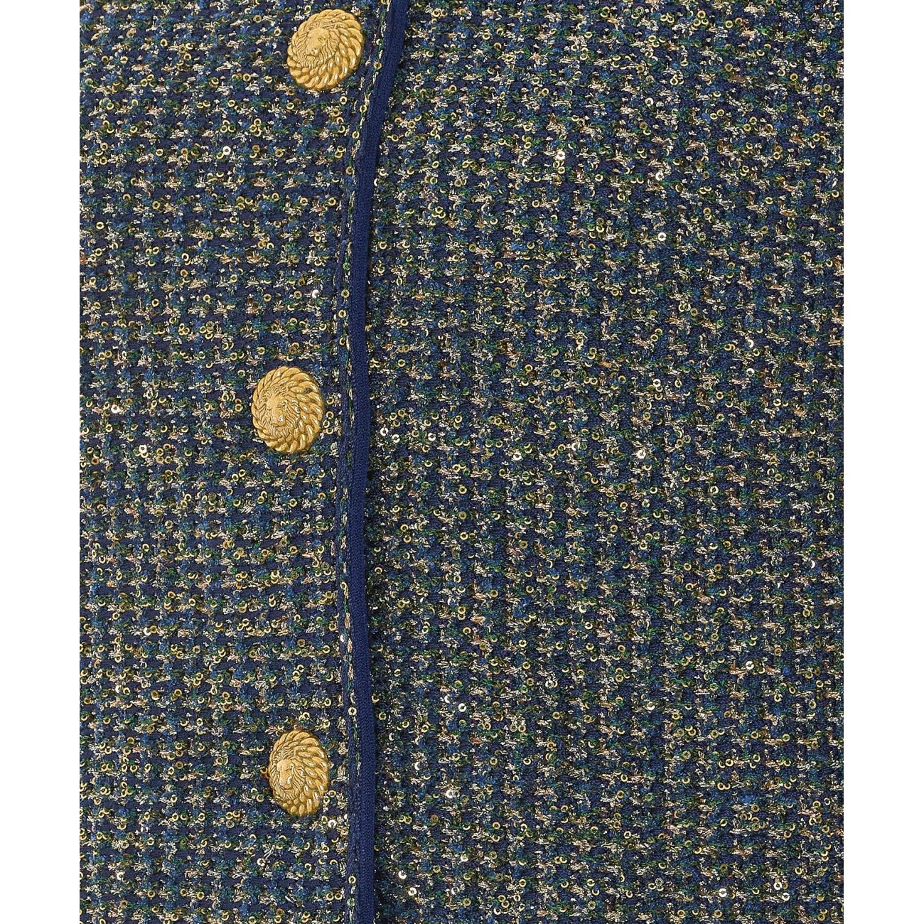 Balmain Women Glittered Tweed Cardigan BALMAIN