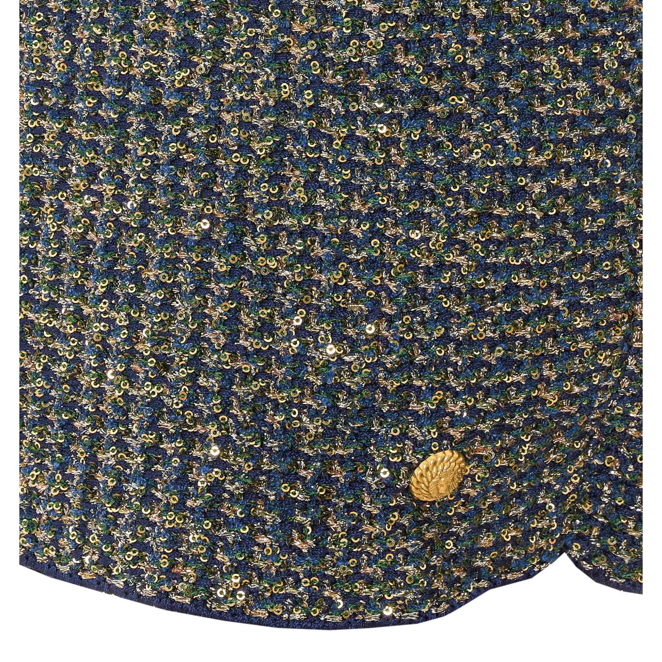 Balmain Women Glittered Tweed Knit Short Skirt BALMAIN
