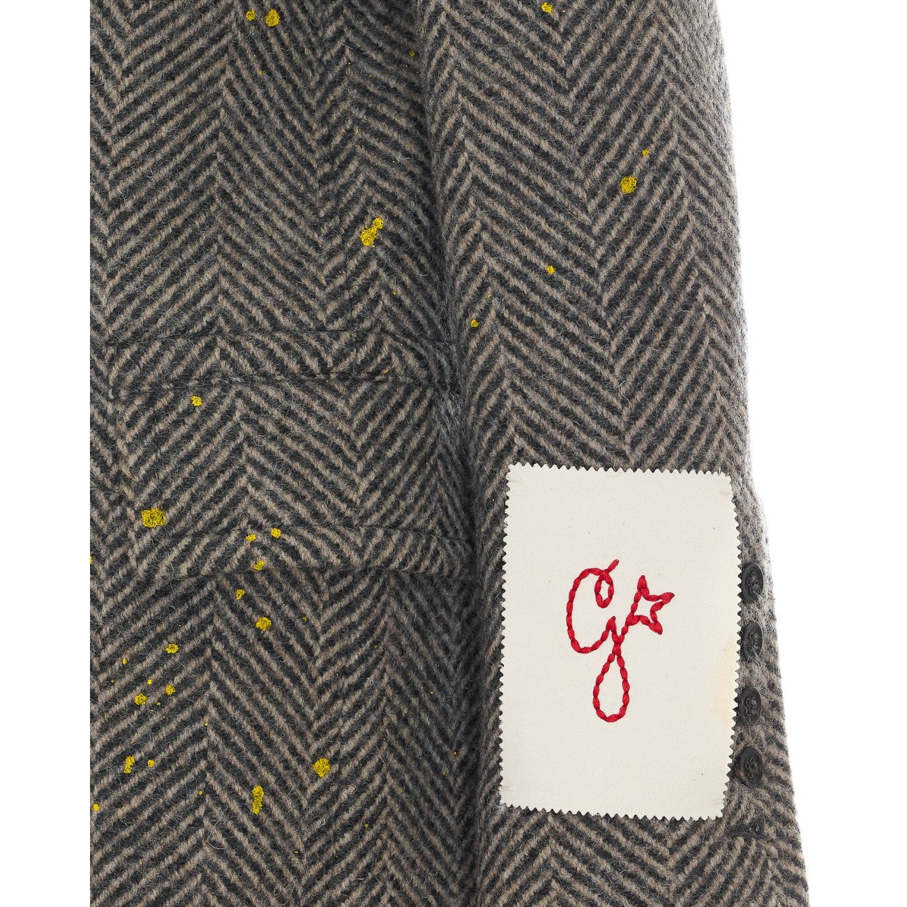 Golden Goose Women Golden Chevron Double Breasted Coat GOLDEN GOOSE