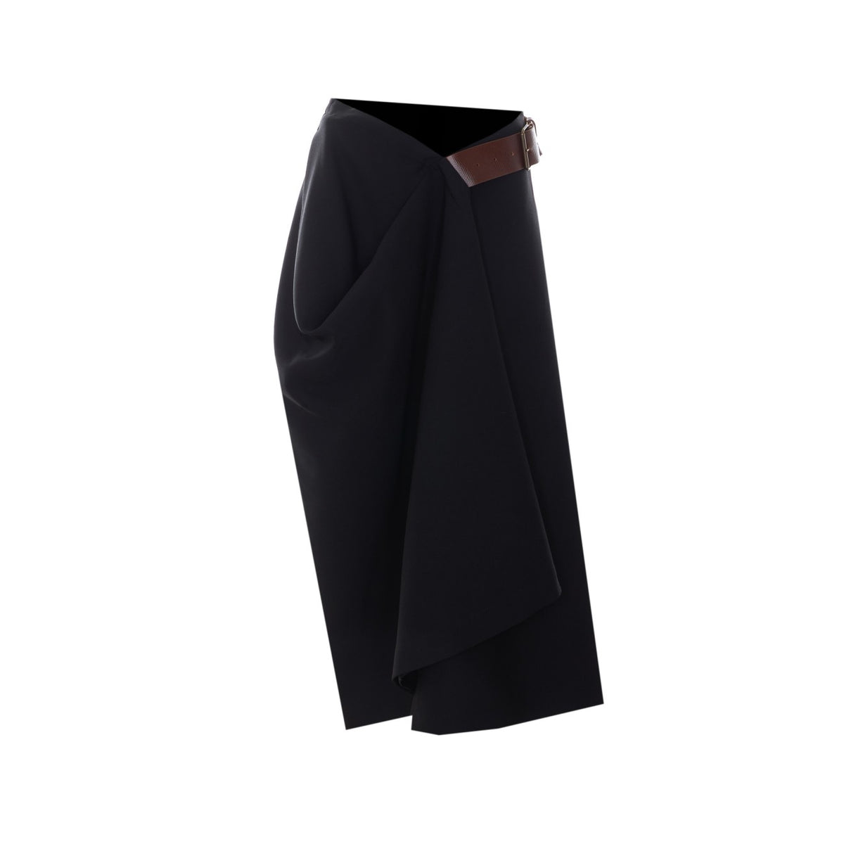 Bottega Veneta Women Grain De Poudre Asymmetrical Skirt BOTTEGA VENETA
